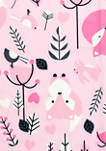 Baby Girls Fox Minky Sherpa Blanket
