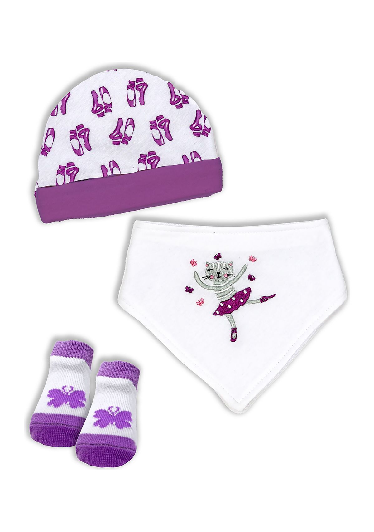 Baby Boys and Girls 3 Piece Panda Accessory Set