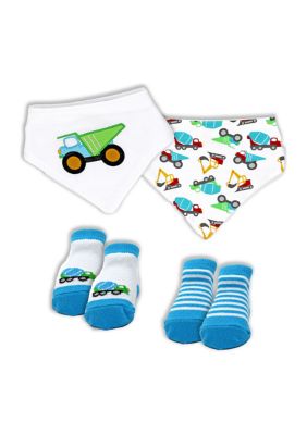Tendertyme Baby Boys and Girls 4 Piece Star Accessory Set