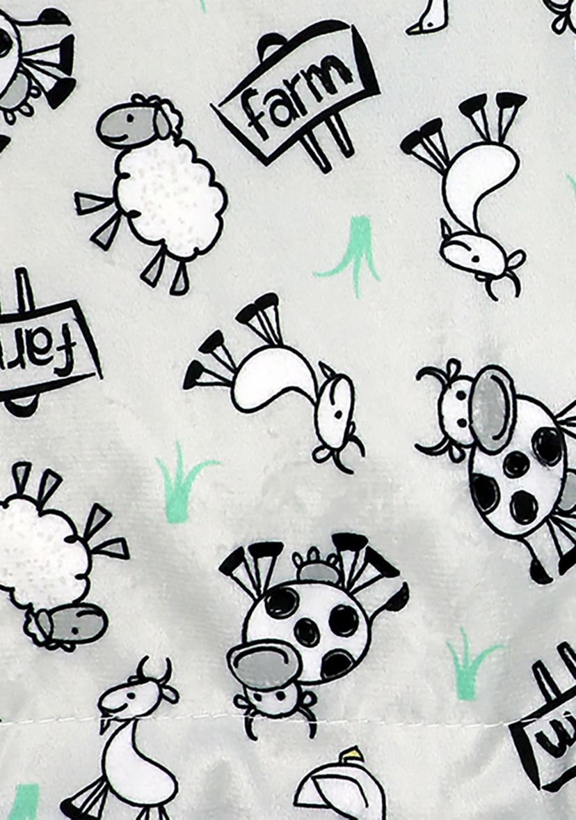 Baby Boys and Girls Farm Minky Sherpa Blanket