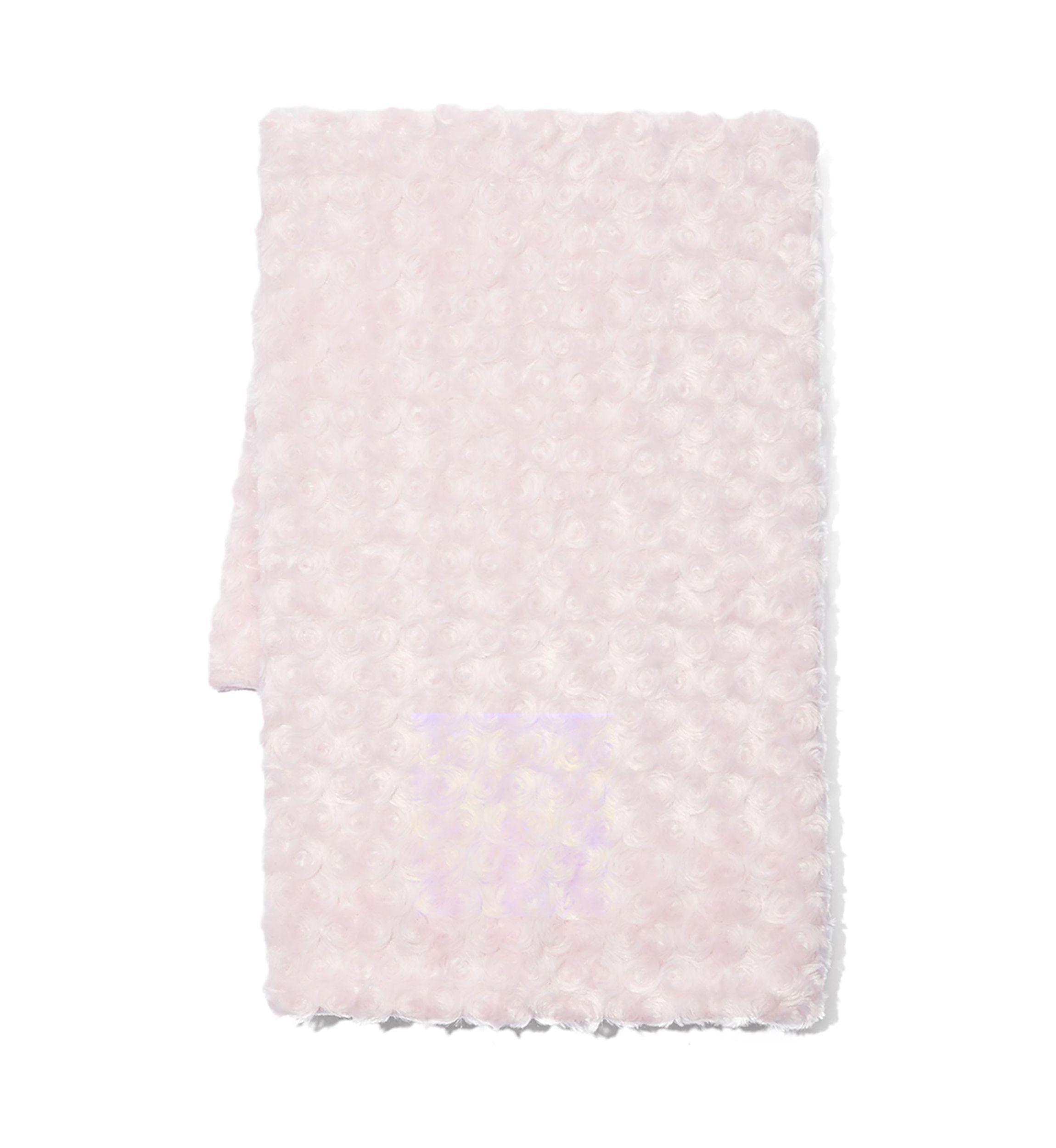 Baby Girls Curly Plush Blanket, Pink