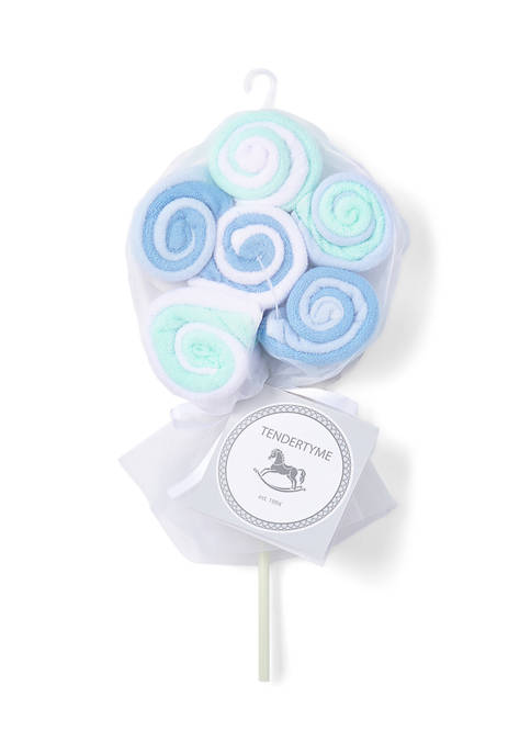 Tendertyme Baby Boys Lollipop 12 Washcloth Gift Set