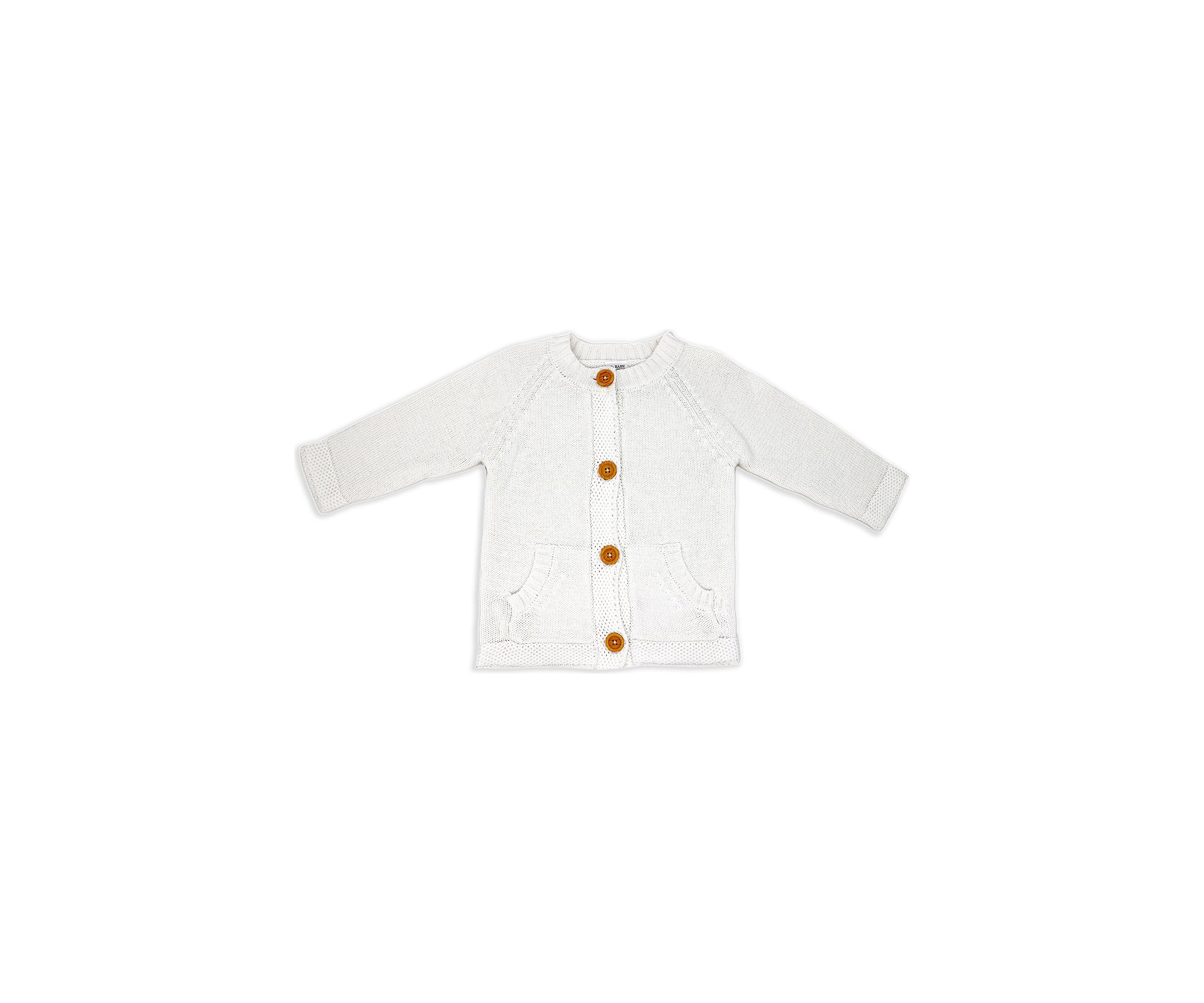 Baby Boys and Girls 2 Piece Knit Set, White