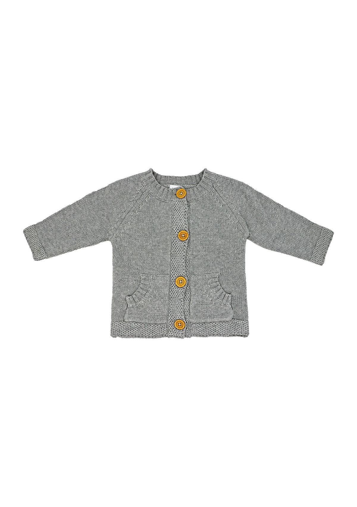 Baby Boys and Girls 2 Piece Knit Set, Gray