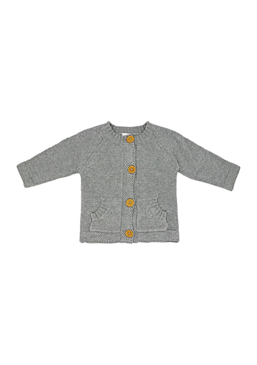 Baby Boys and Girls 2 Piece Knit Set, Gray