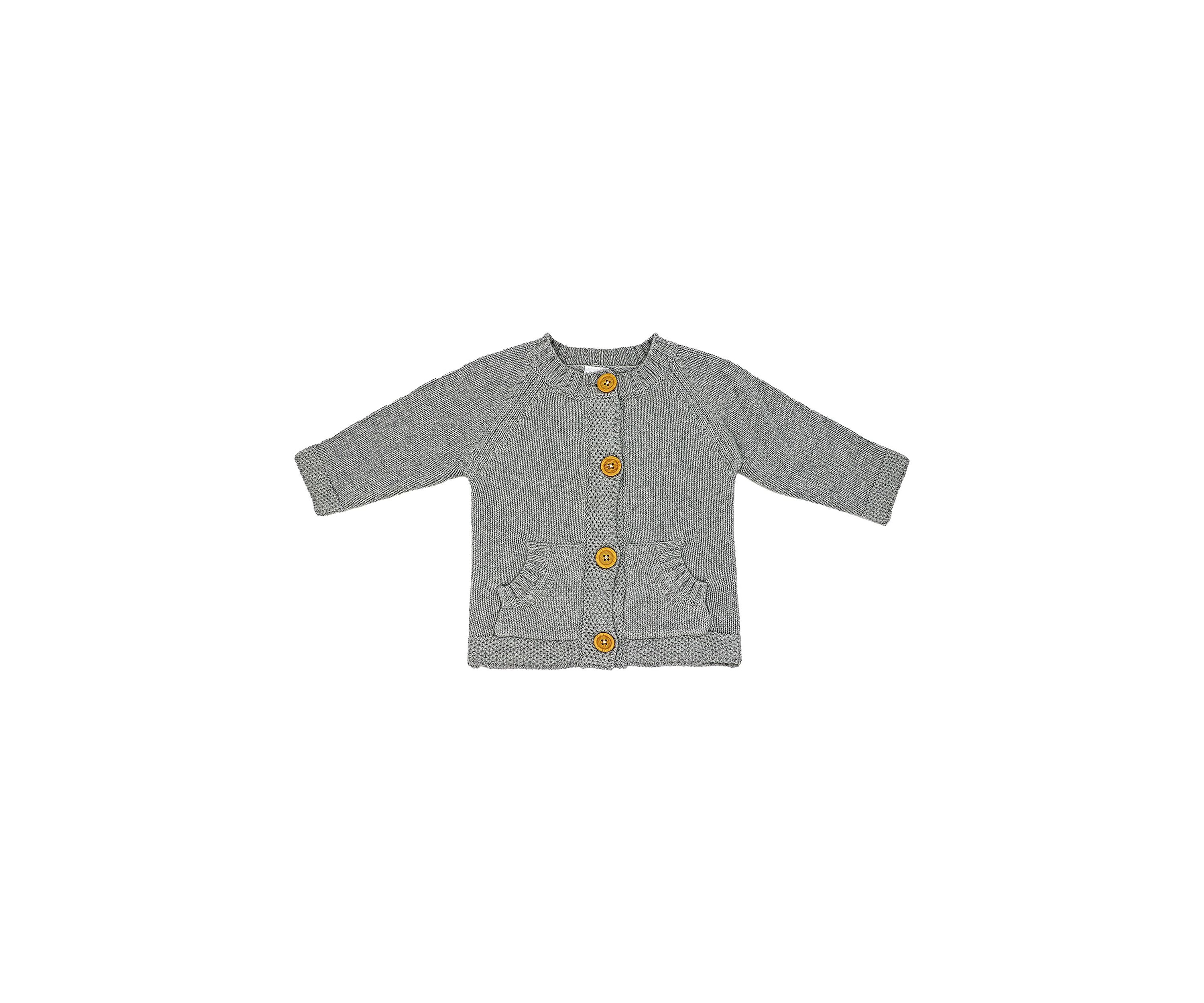 Baby Boys and Girls 2 Piece Knit Set, Gray