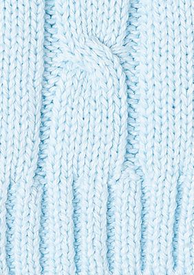 Baby Boys and Girls Cable Knit Beanie Hat, White