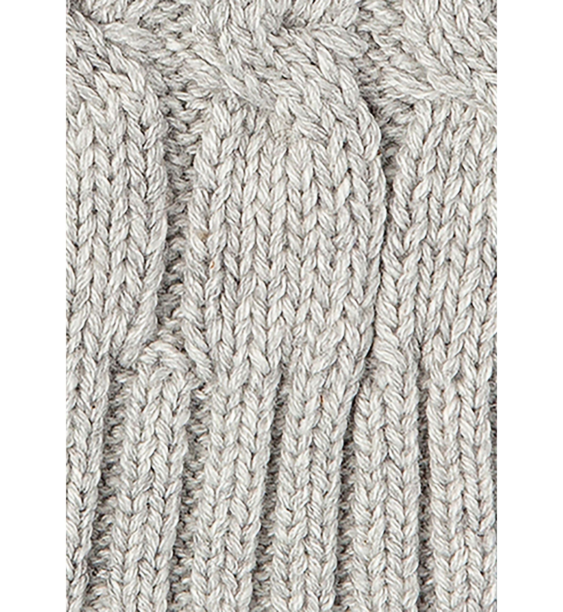 Baby Boys and Girls Cable Knit Beanie Hat, White