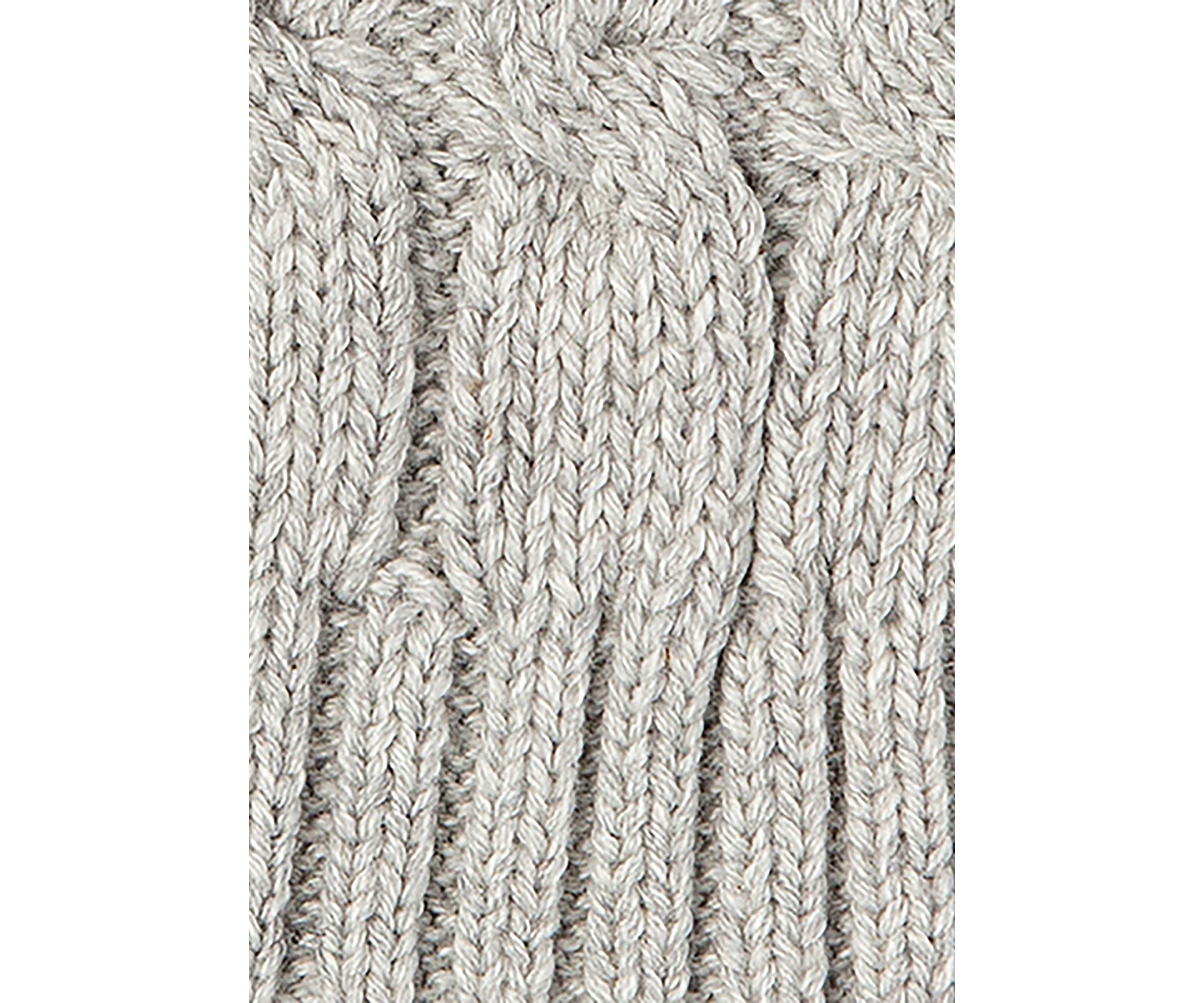 Baby Boys and Girls Cable Knit Beanie Hat, White