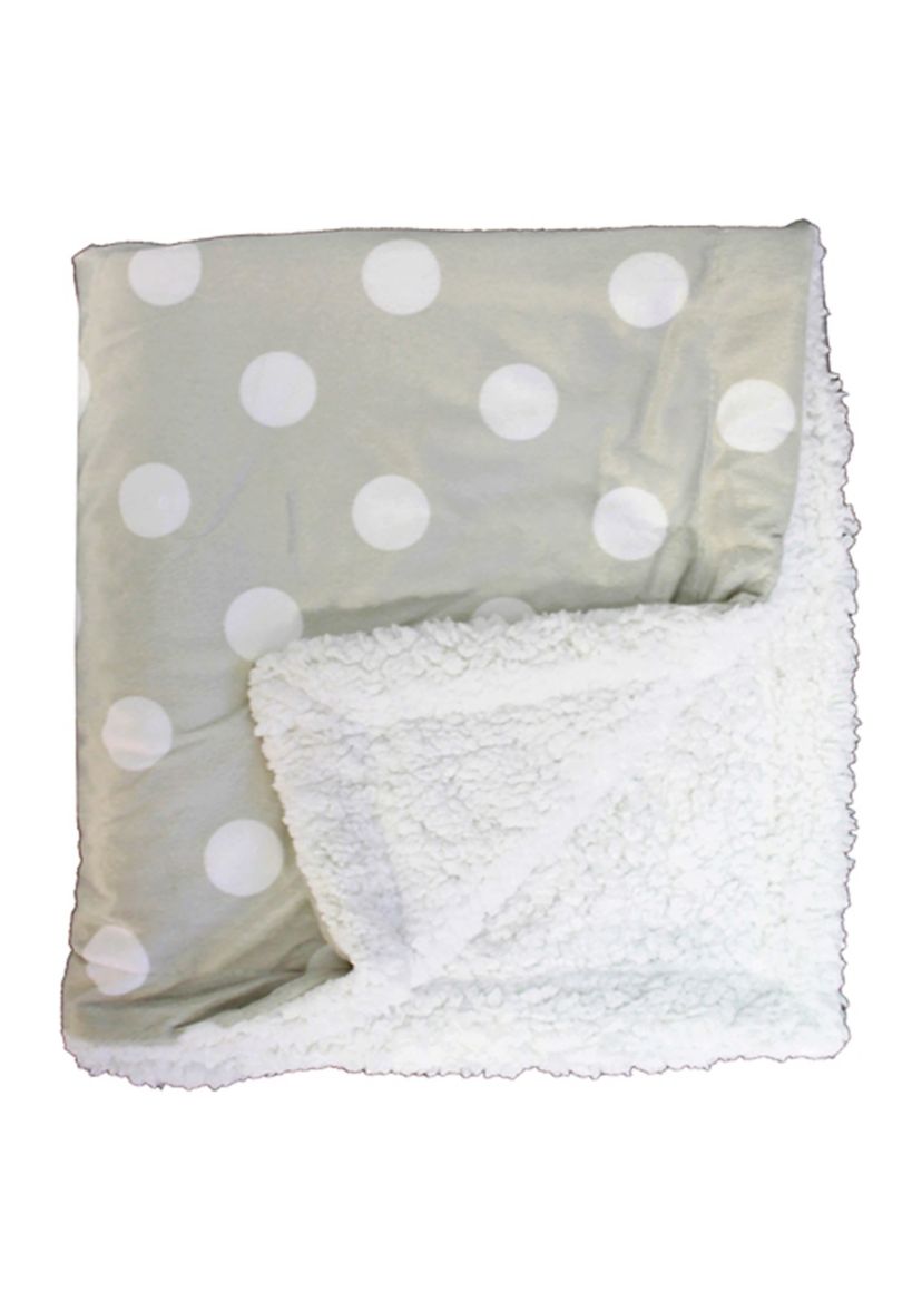Baby Dotted Mink Sherpa Blanket