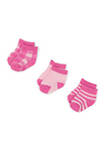 Baby Girls 3 Pack Buffalo Plaid Crew Socks