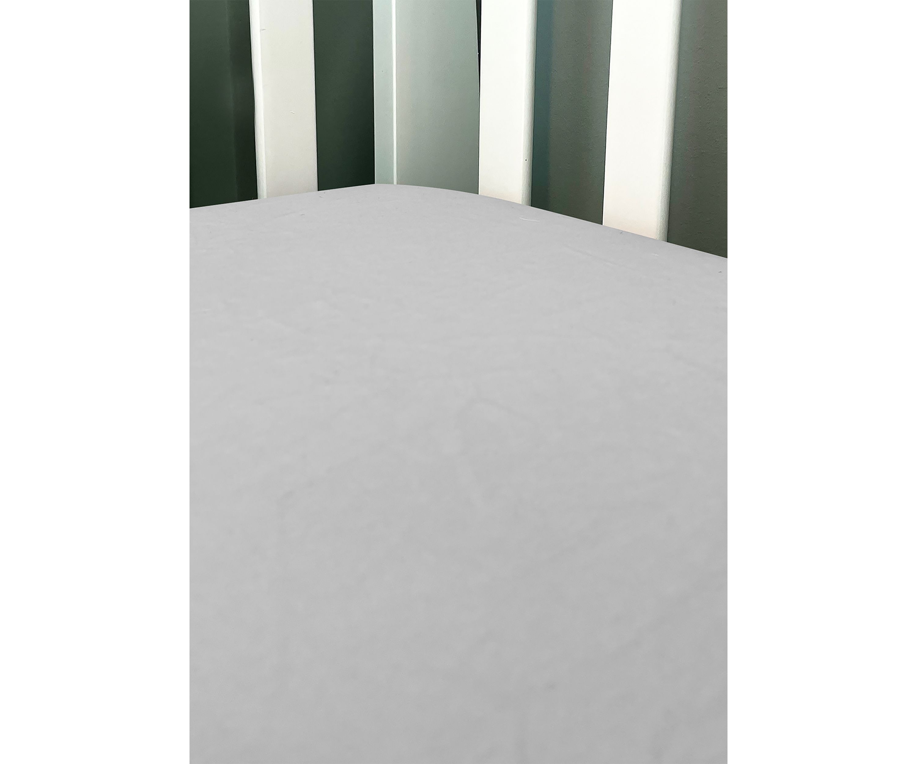 Baby Flannel Solid Crib Sheet - Gray
