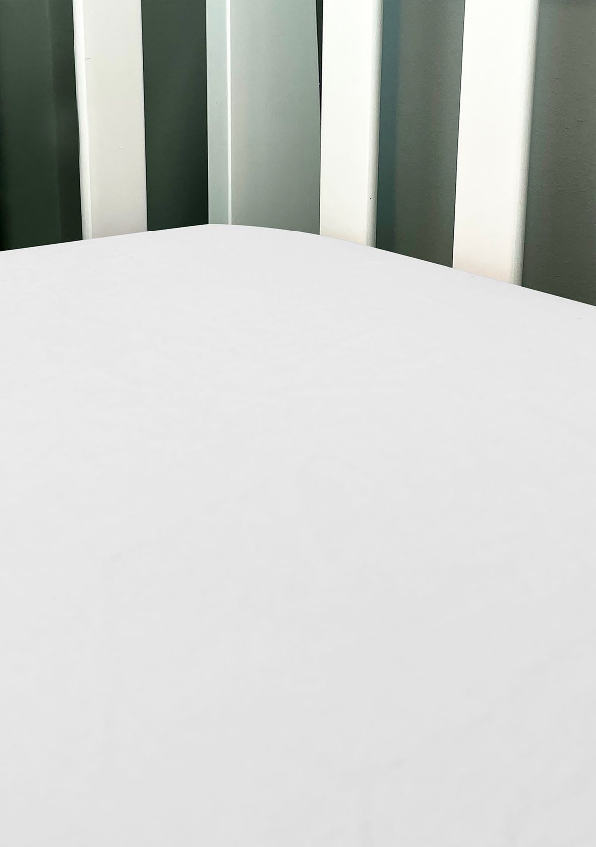 Baby Flannel Solid Crib Sheet - White