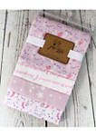 Baby Girls 4 Pack Receiving Blankets Galaxy Pink