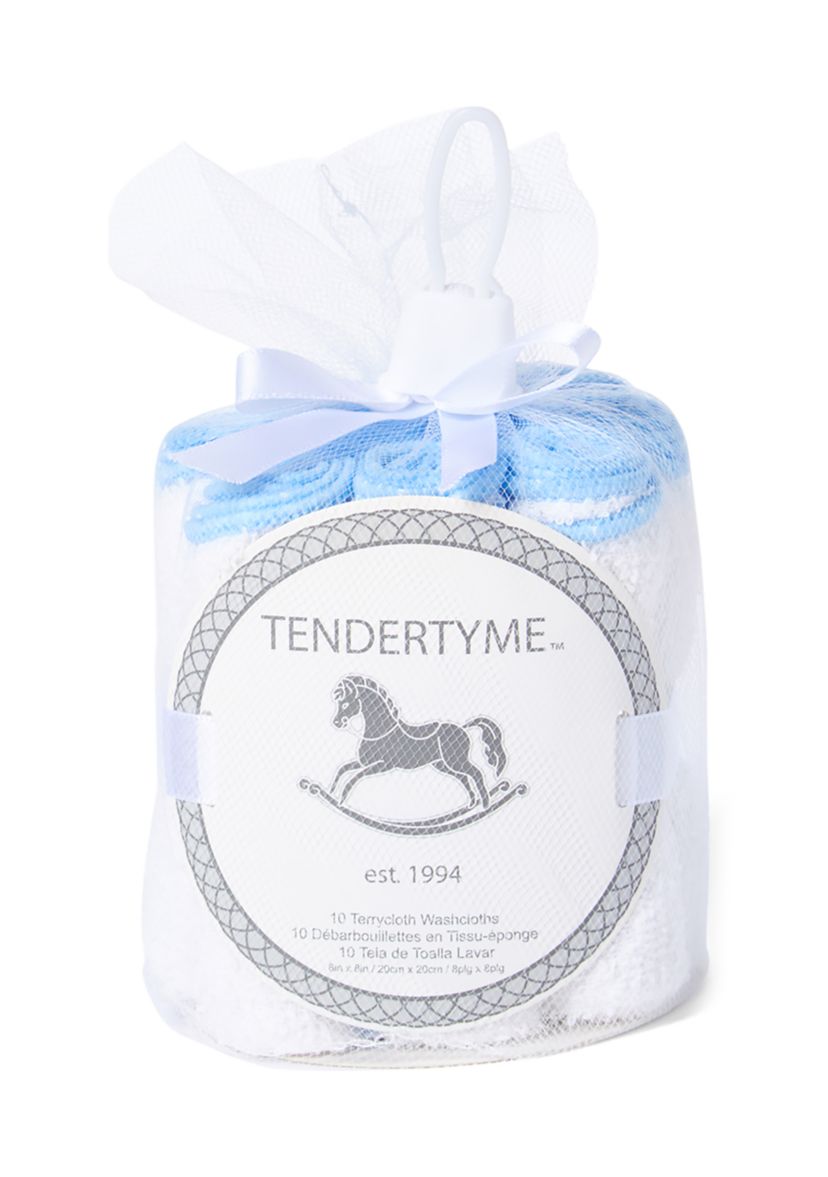 Baby Boys 10 Pack Terry Washcloths