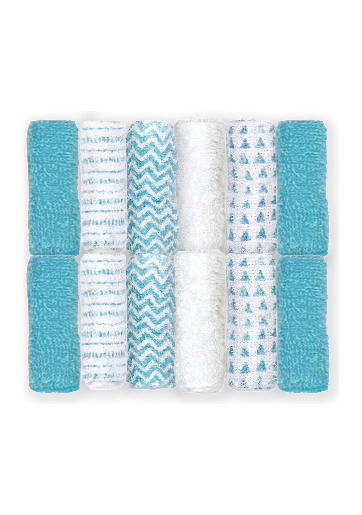 Baby Boys and Girls 12 Pack Washcloth Set