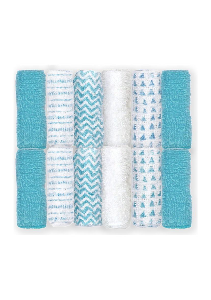 Baby Boys and Girls 12 Pack Washcloth Set