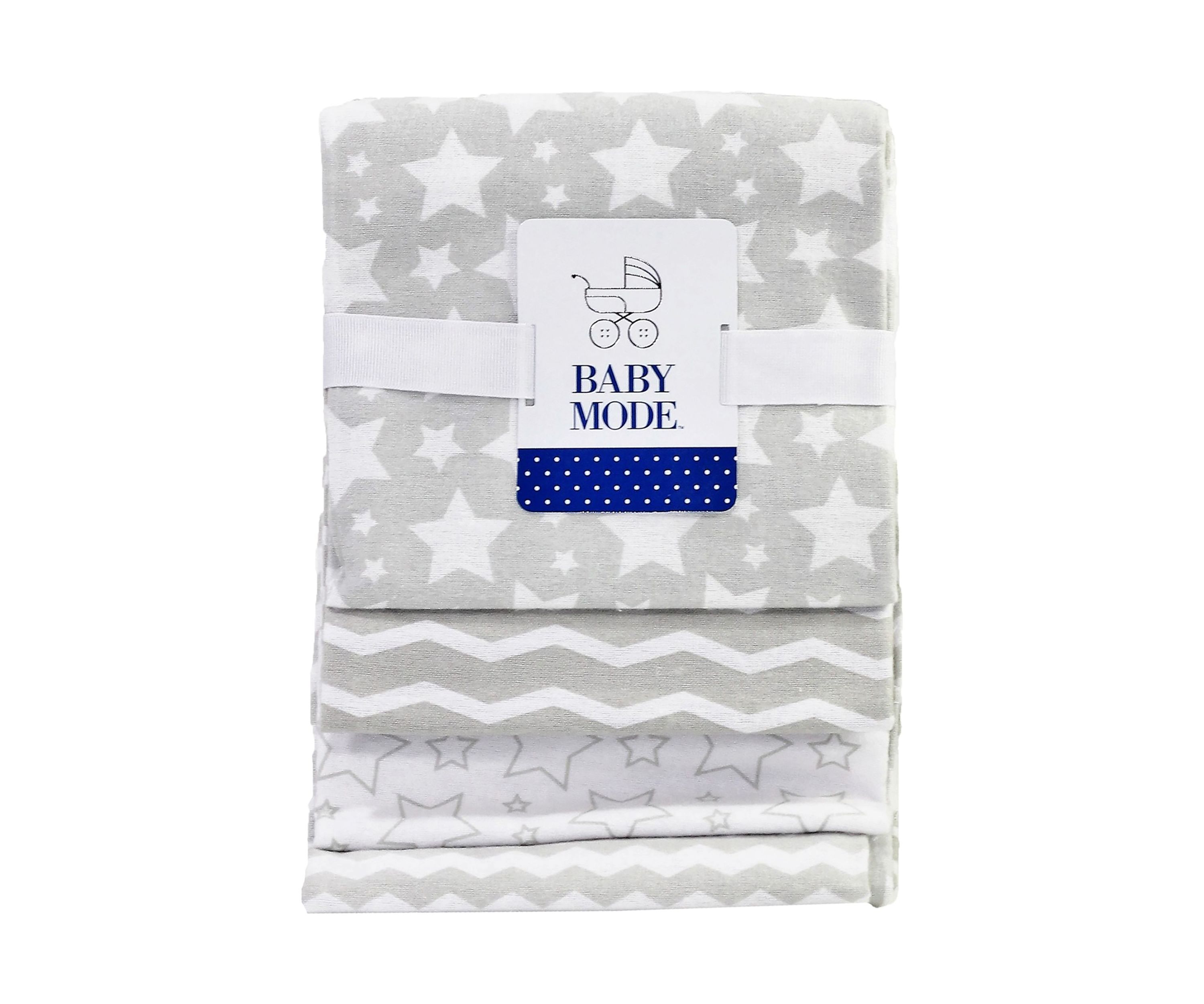 Baby 4 Pack Stars Receiving Blankets