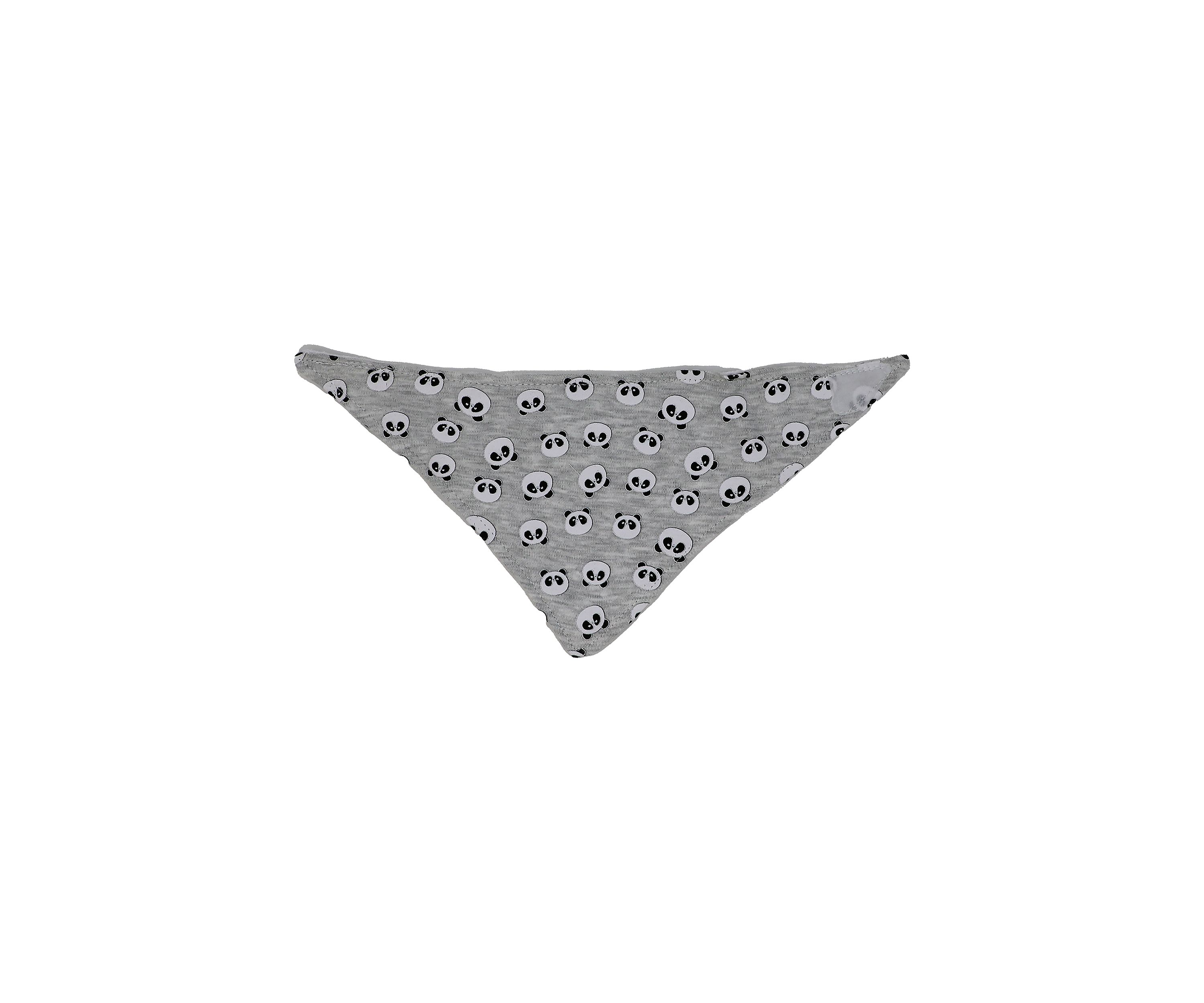 Baby Boys and Girls 3 Pack Bandana Baby Bibs, Panda