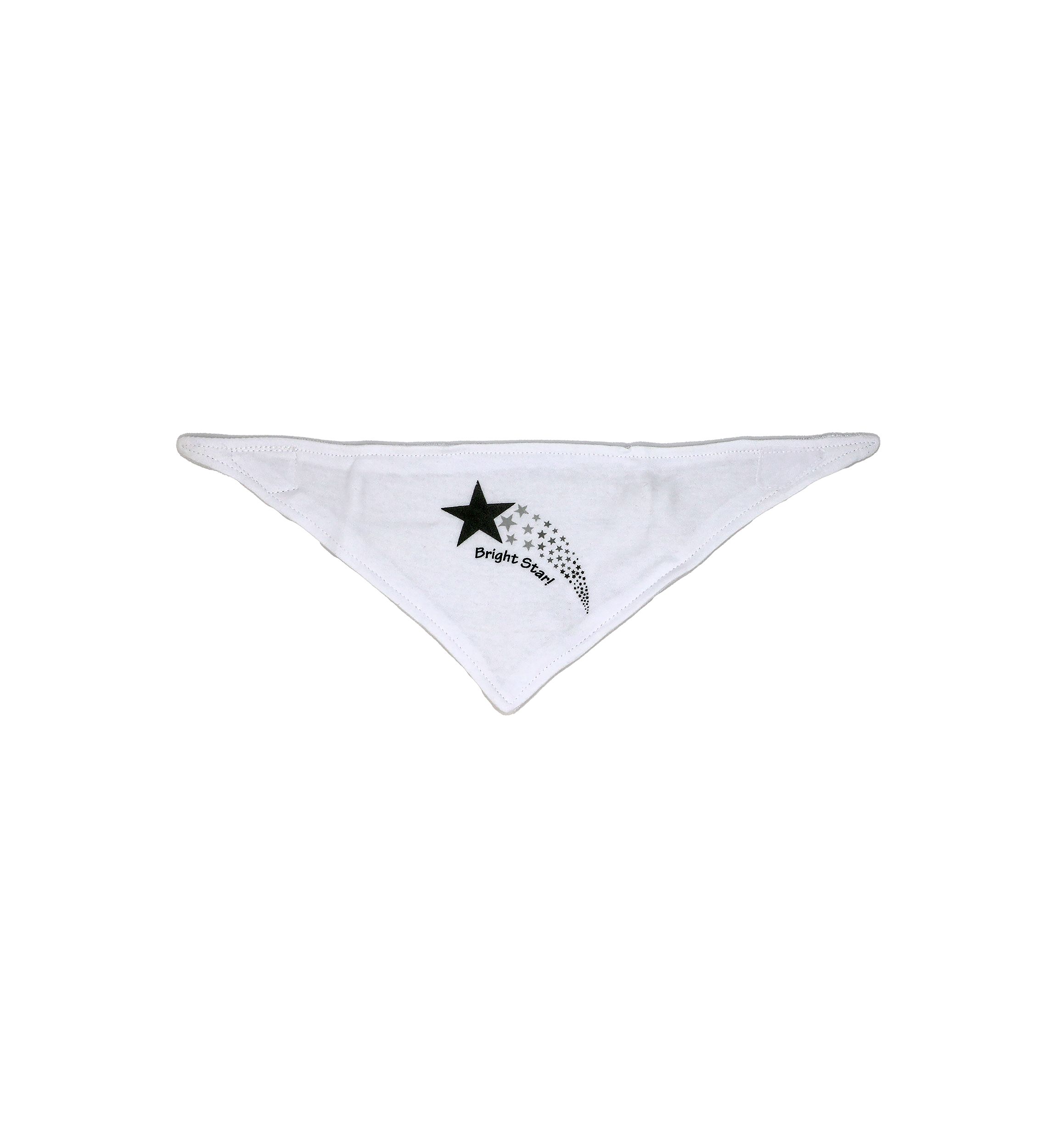 Baby Boys and Girls 3 Pack Bandana Baby Bibs, Stars