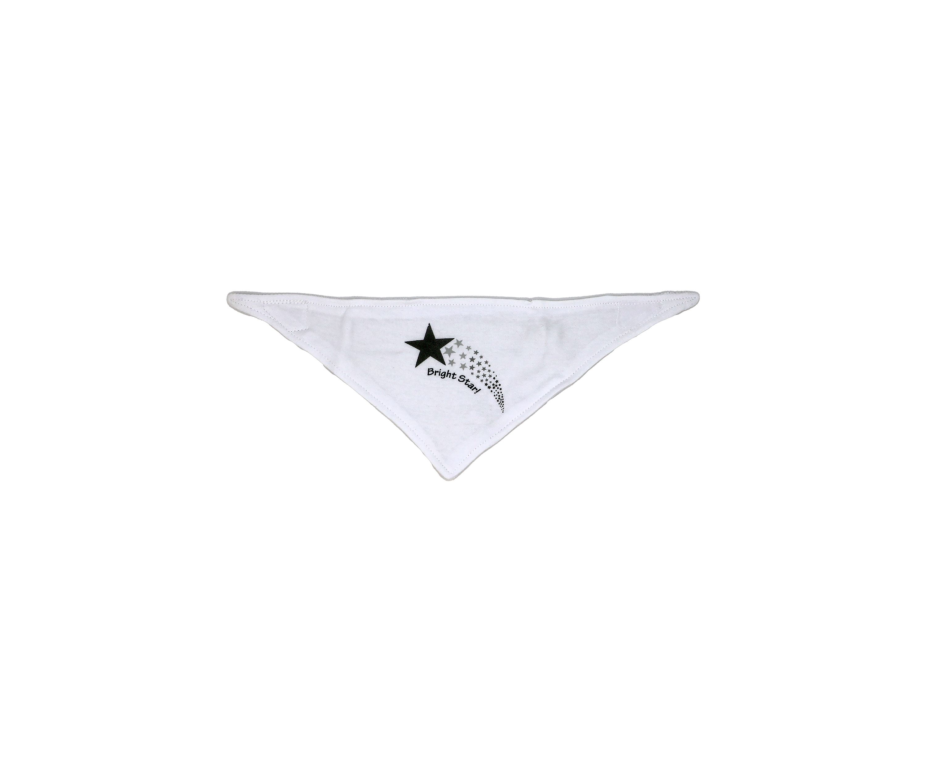 Baby Boys and Girls 3 Pack Bandana Baby Bibs, Stars