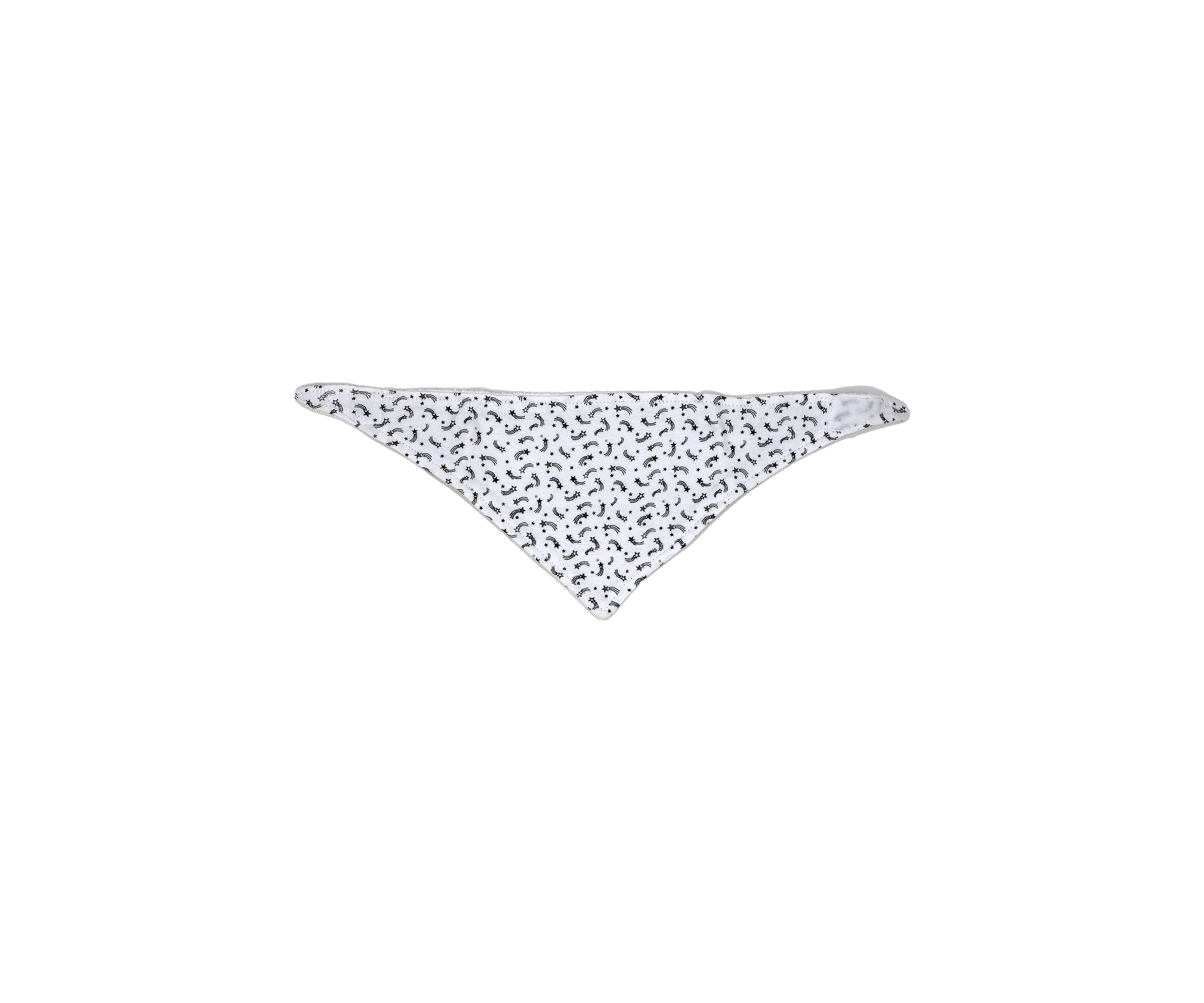 Baby Boys and Girls 3 Pack Bandana Baby Bibs, Stars