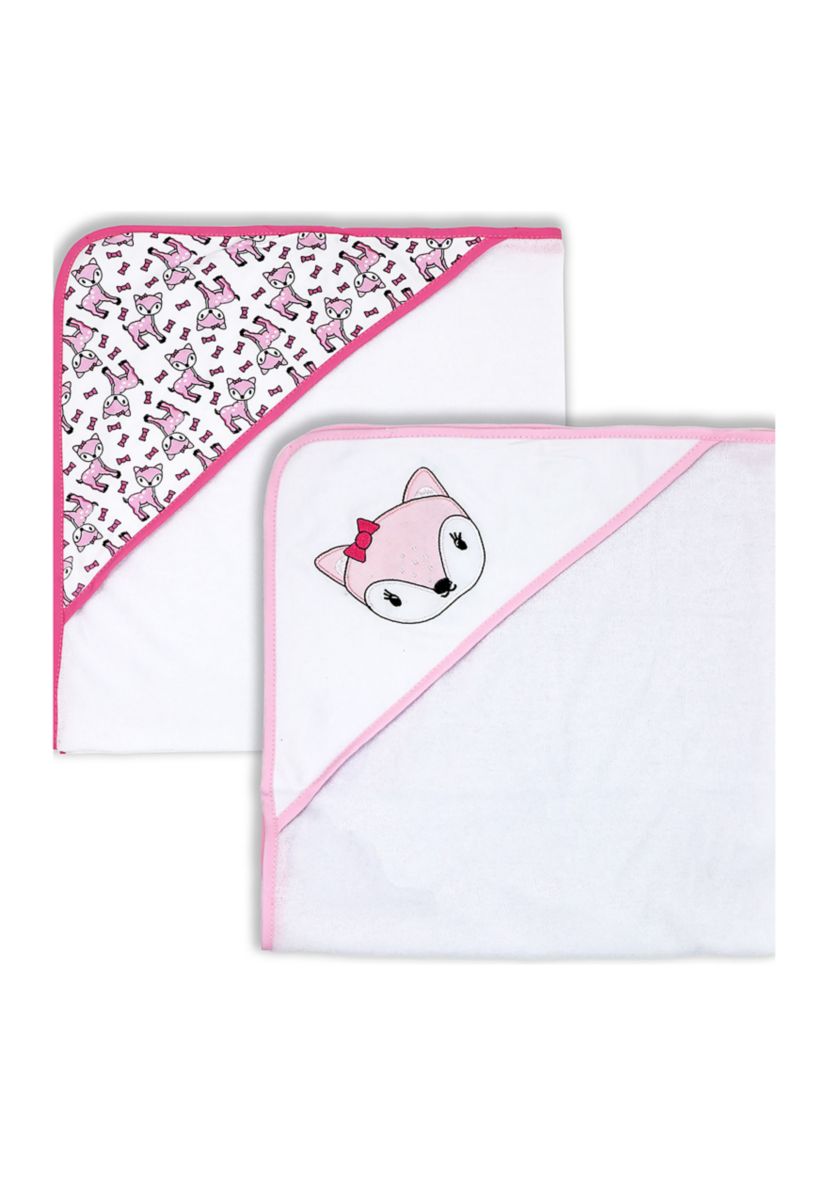 Baby Boys and Girls Hooded Towels 2 Pack