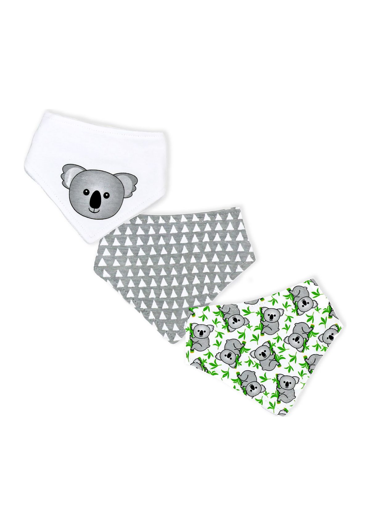Baby Boys and Girls Bandana Bibs, 3 Pack