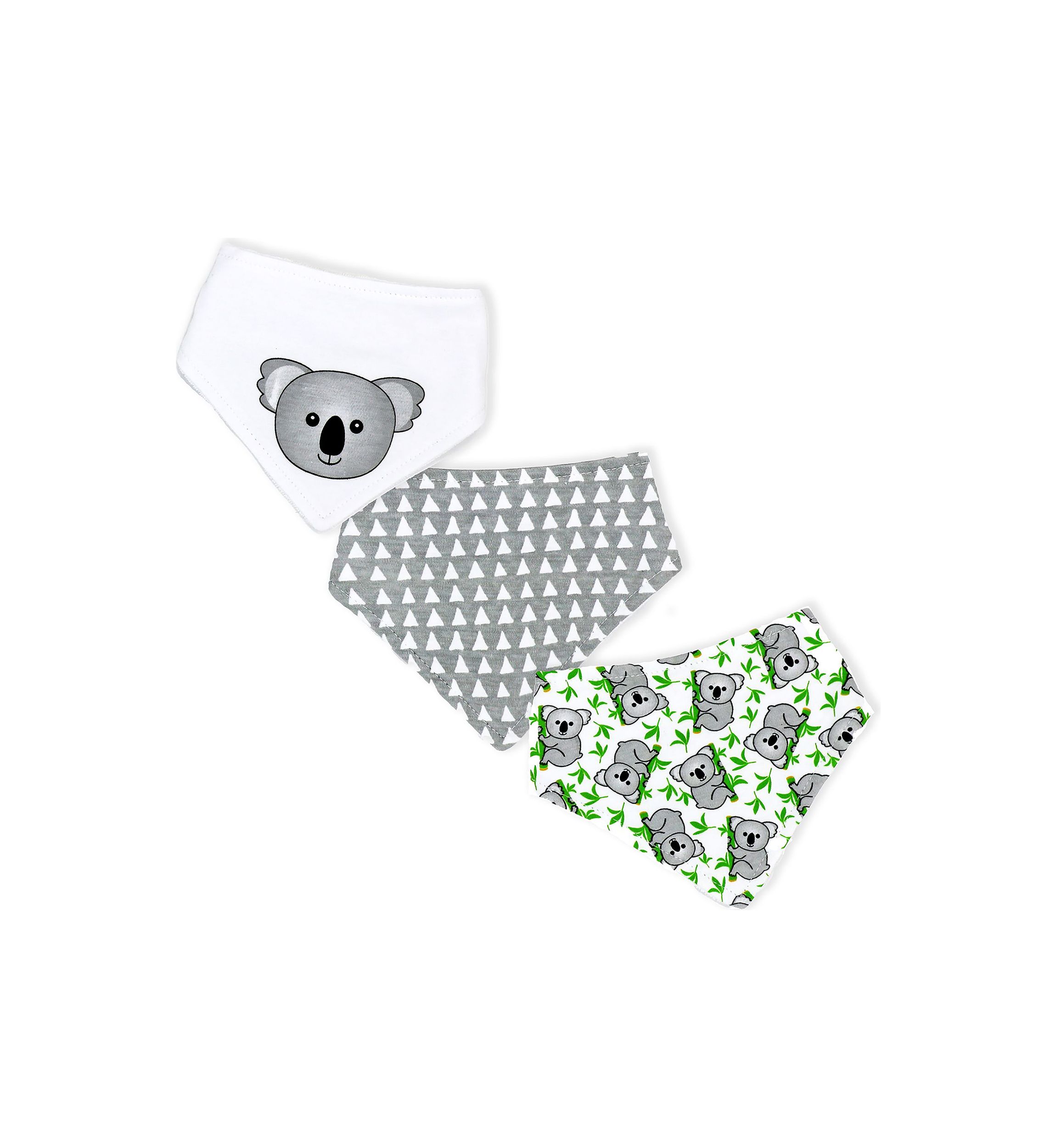 Baby Boys and Girls Bandana Bibs, 3 Pack