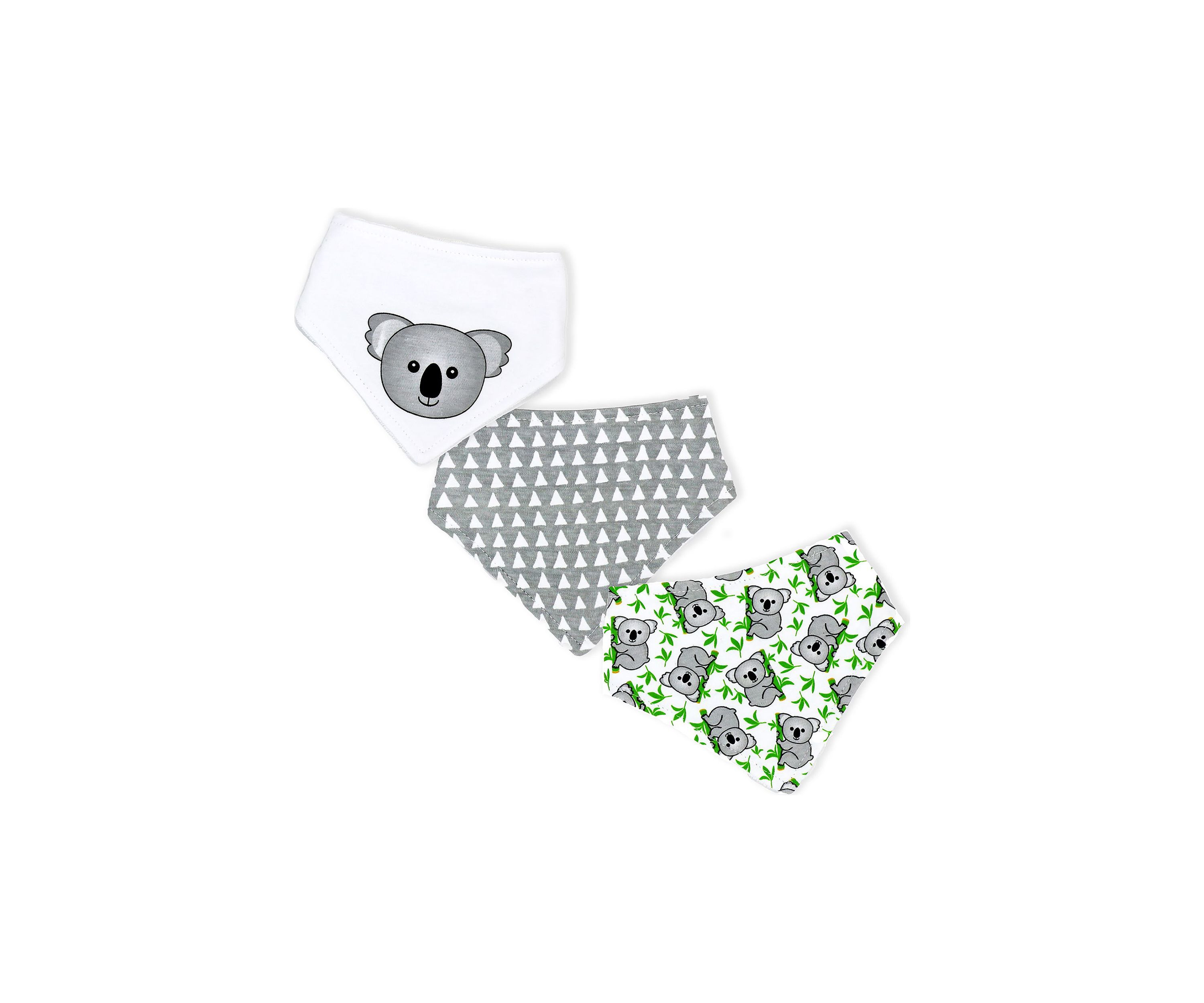 Baby Boys and Girls Bandana Bibs, 3 Pack