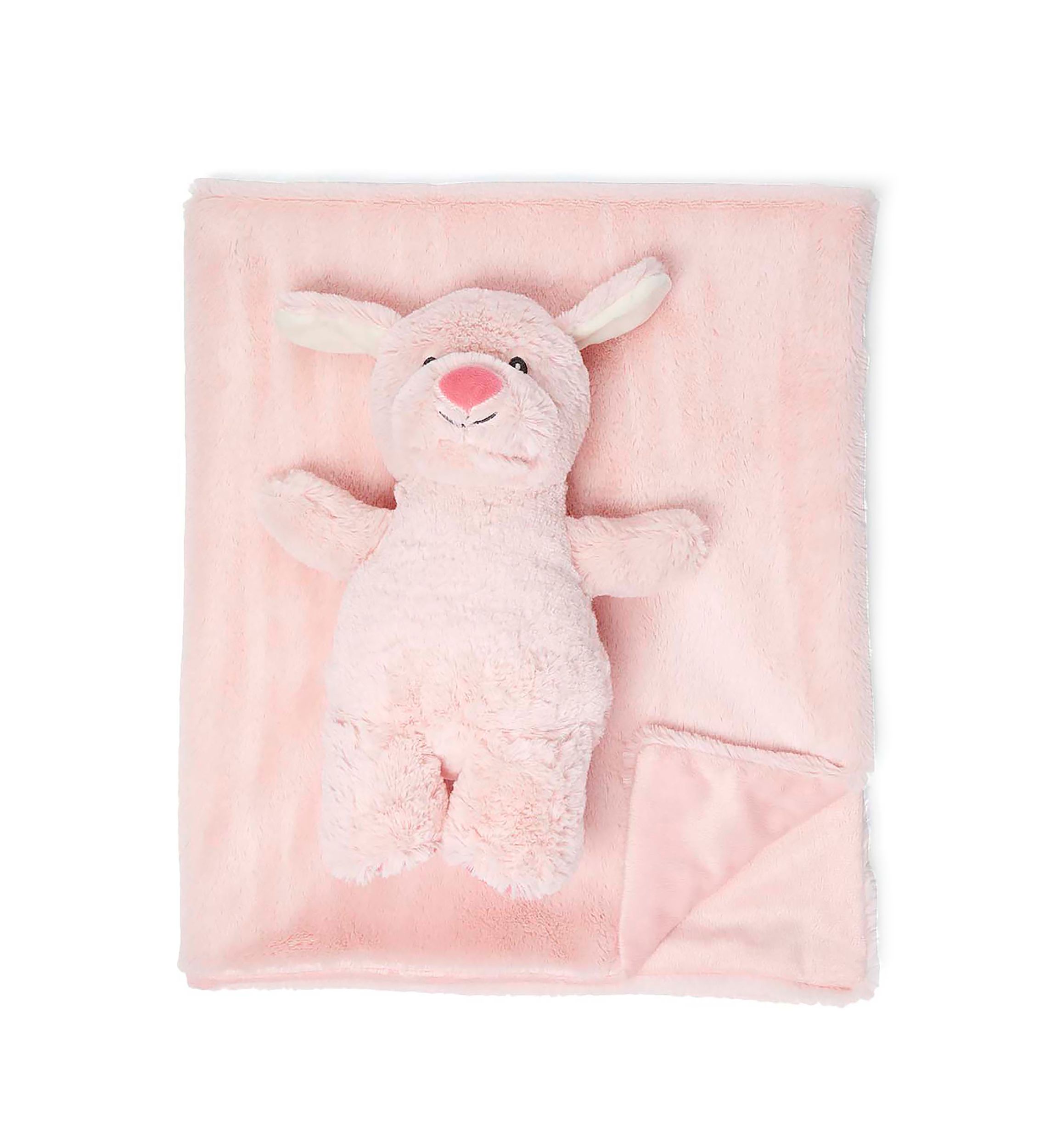 Baby Plush Blanket with Matching Toy