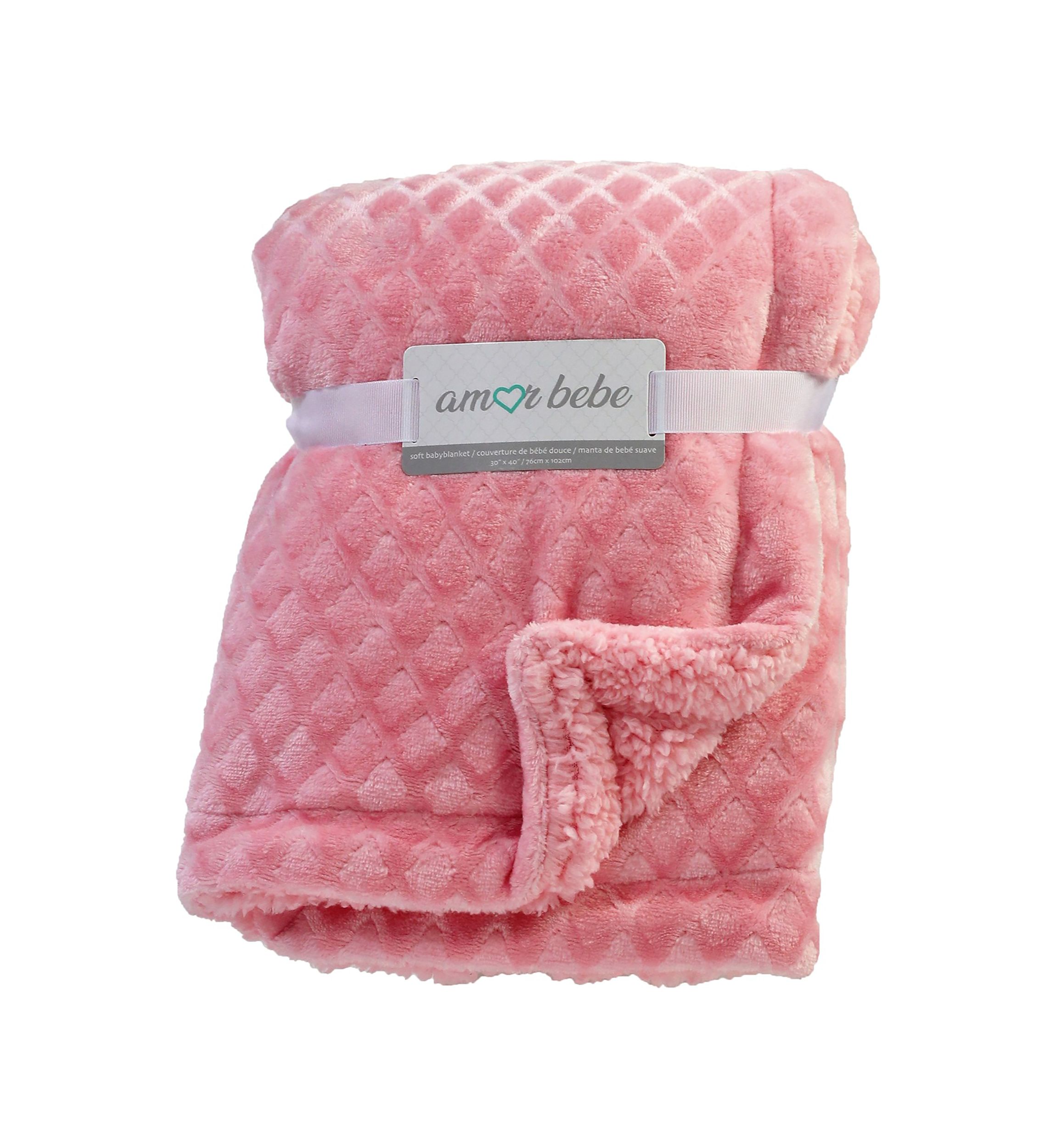 Baby Girls Pink 5-Piece Blanket Gift Set