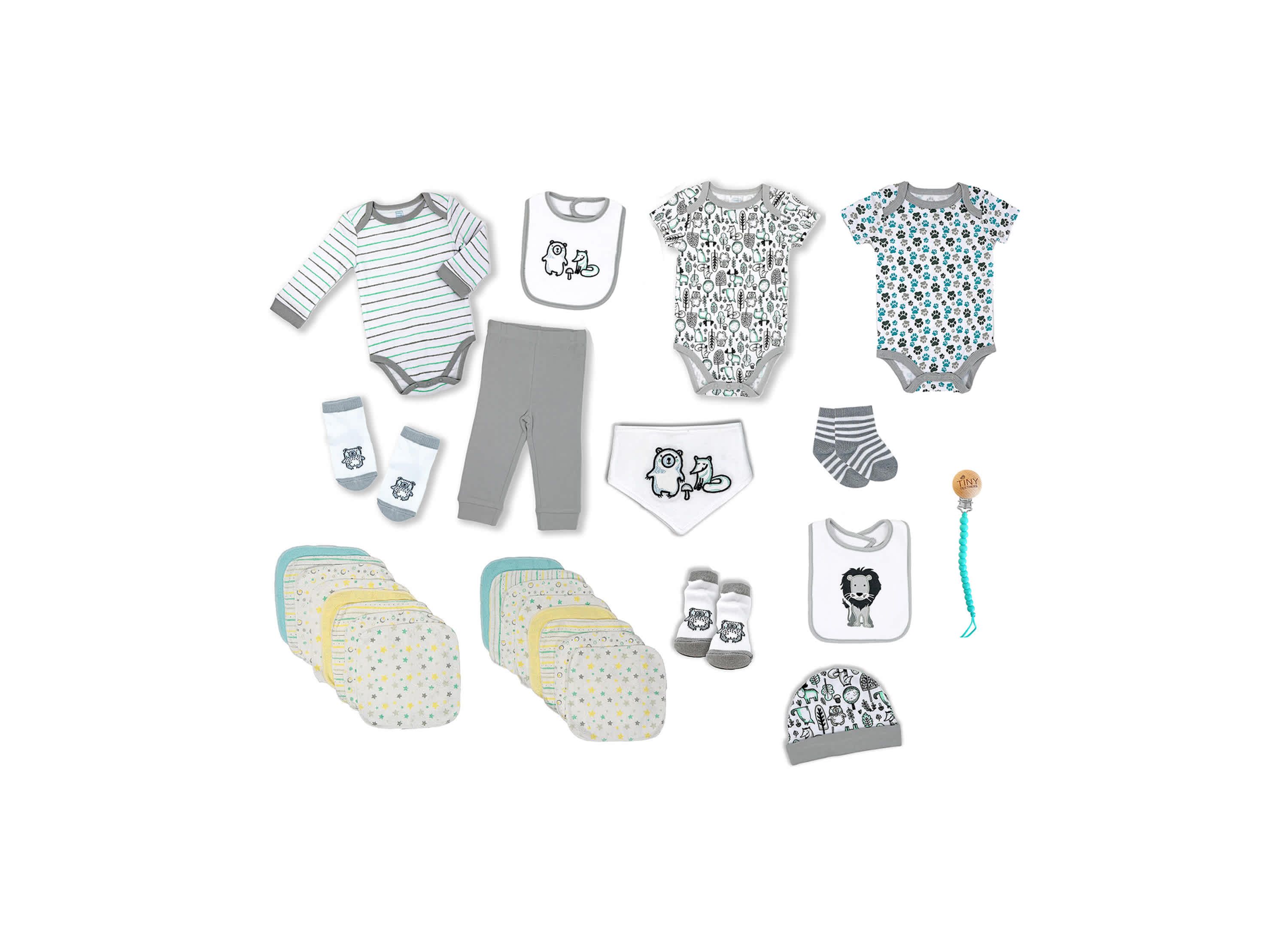 Baby Boys 28 Piece Infant Apparel Layette Gift Set, 0-3m