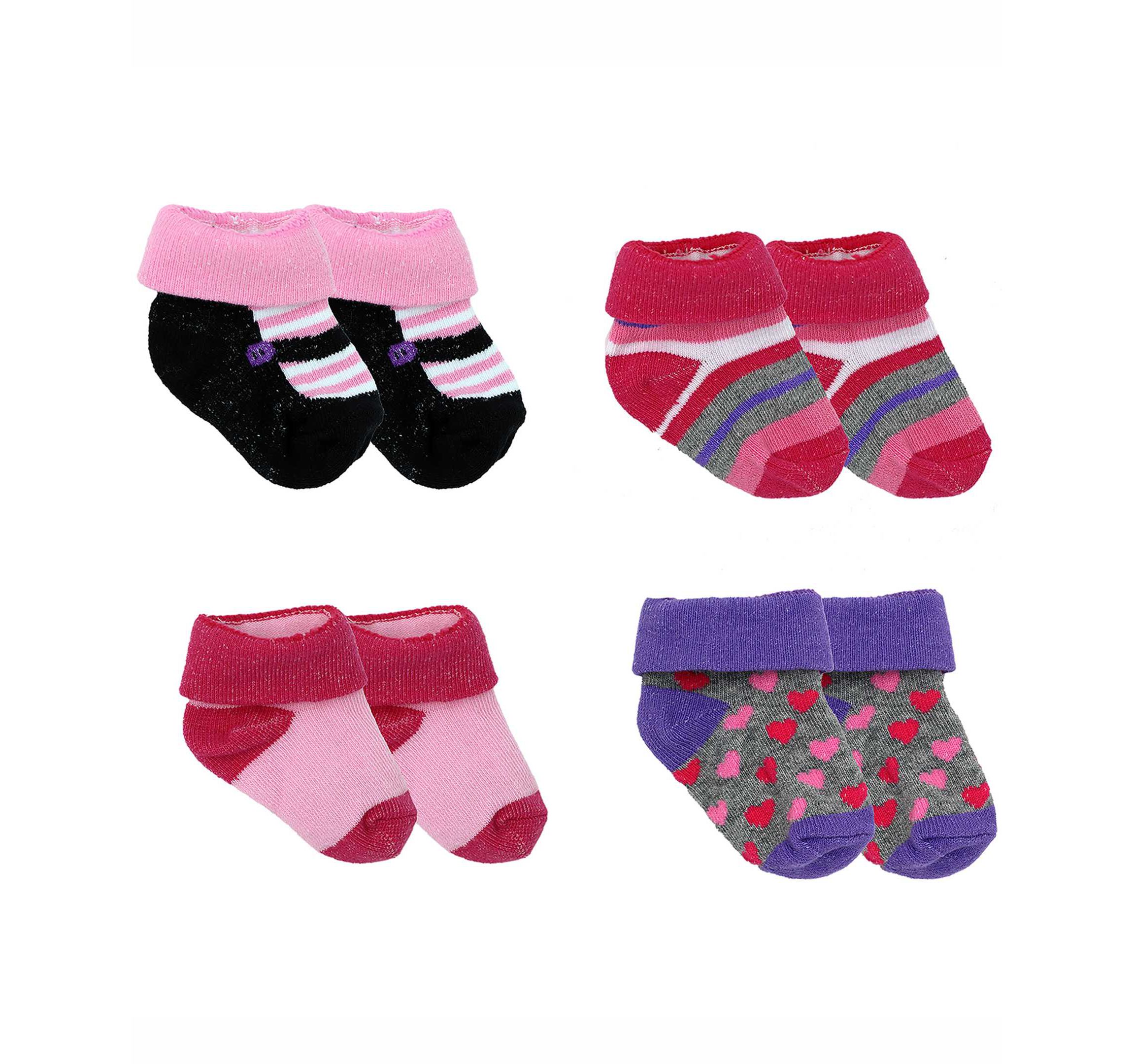 Baby Girls 28 Piece Pink And Purple Infant Apparel Layette Gift Set, 0-3m