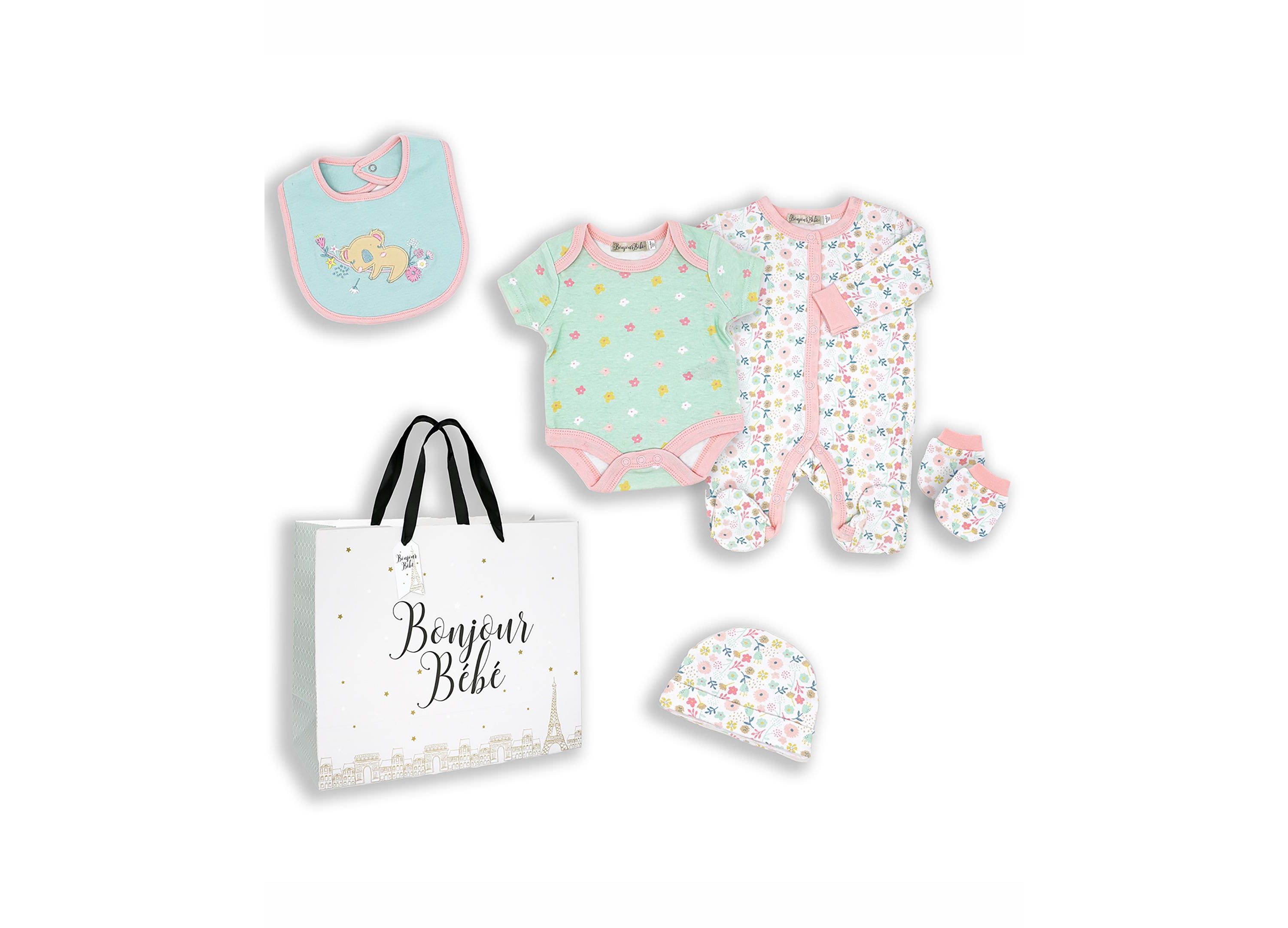 Baby Girls 28 Piece Koalas Infant Apparel Layette Gift Set, 0-3m