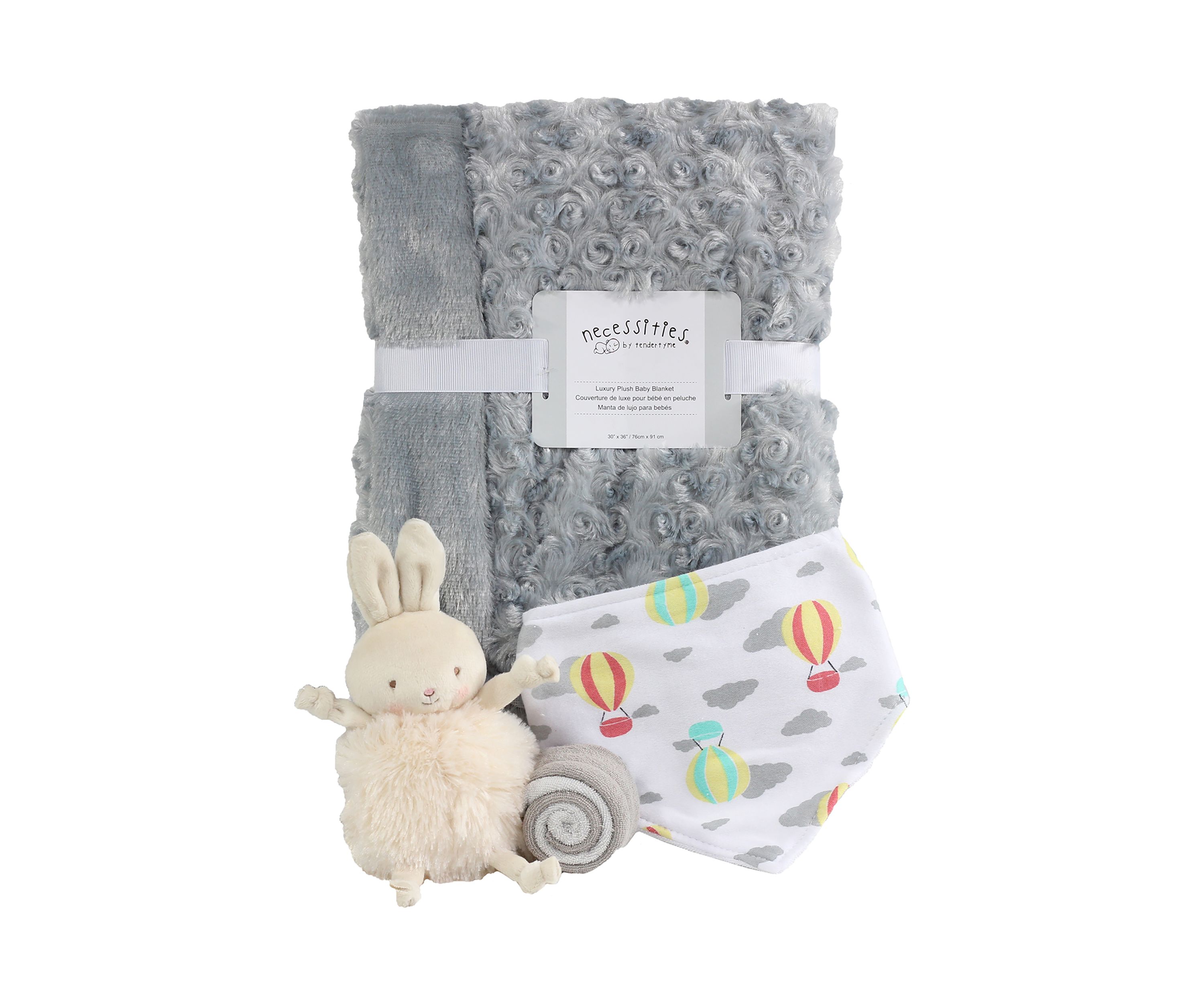 Baby Gray 5 Piece Roly Poly Gift Set