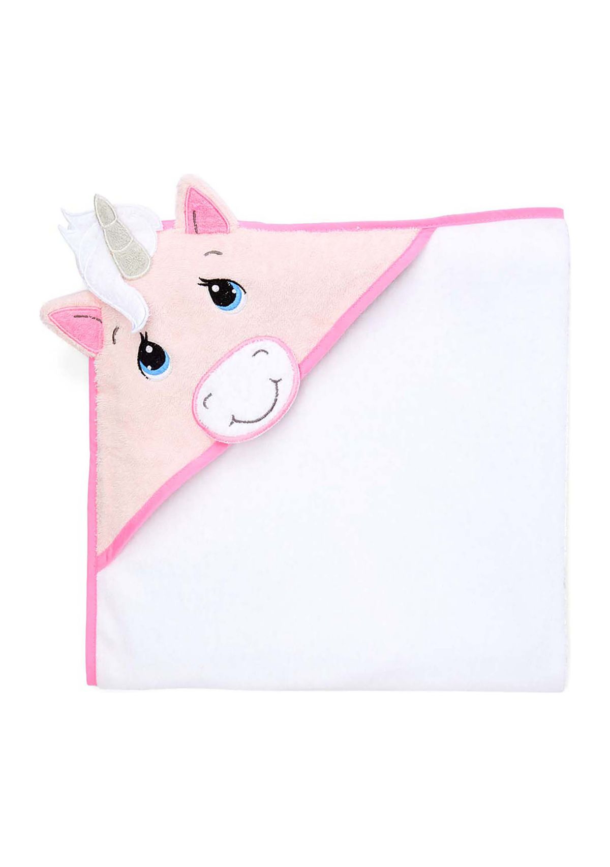 Baby Girls Unicorn Hooded Bath Towel