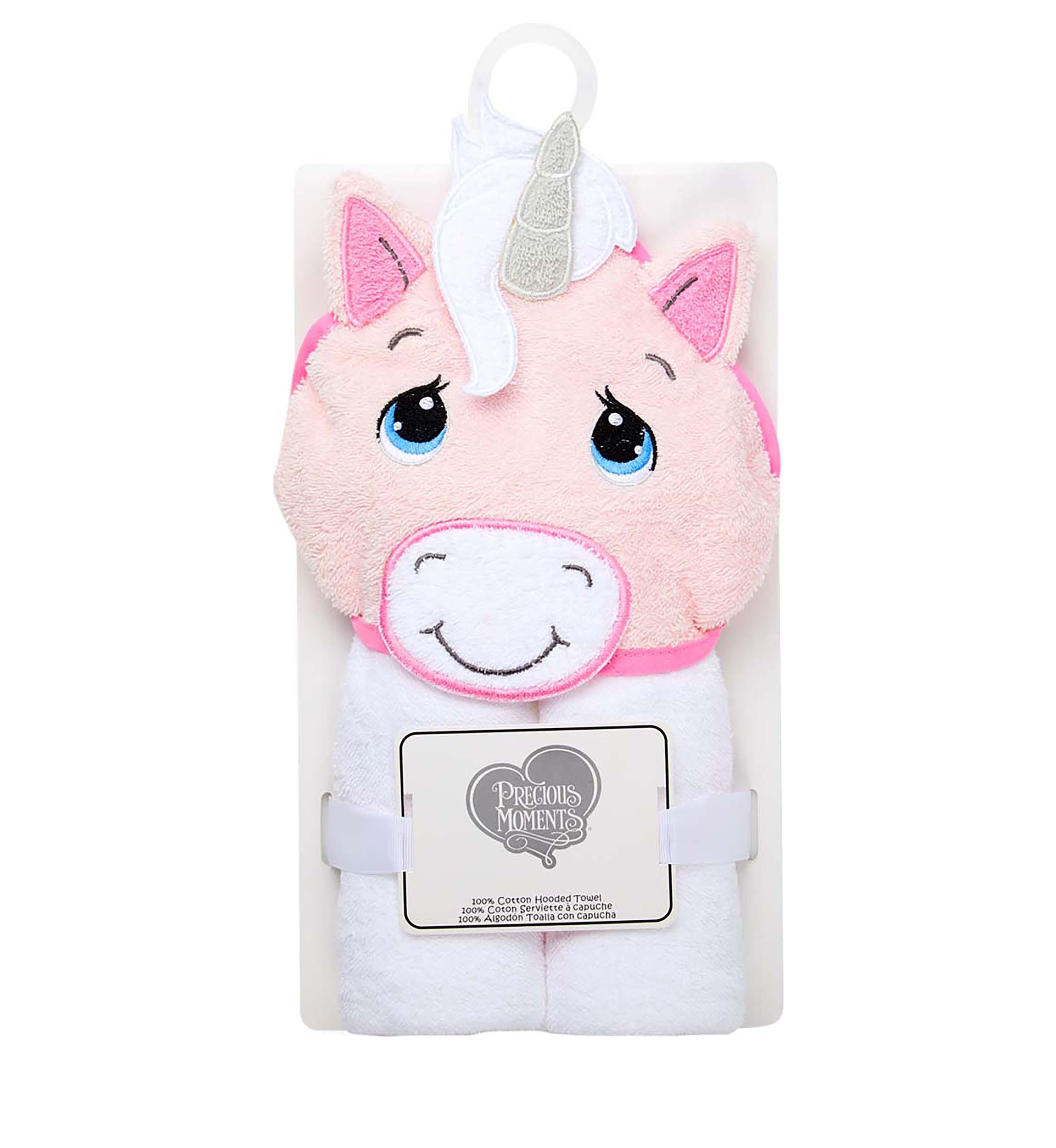 Baby Girls Unicorn Hooded Bath Towel