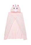 Baby Girls Unicorn Hooded Blanket