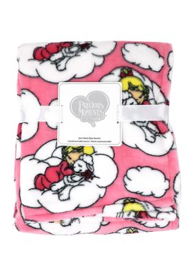 pink teddy fleece blanket