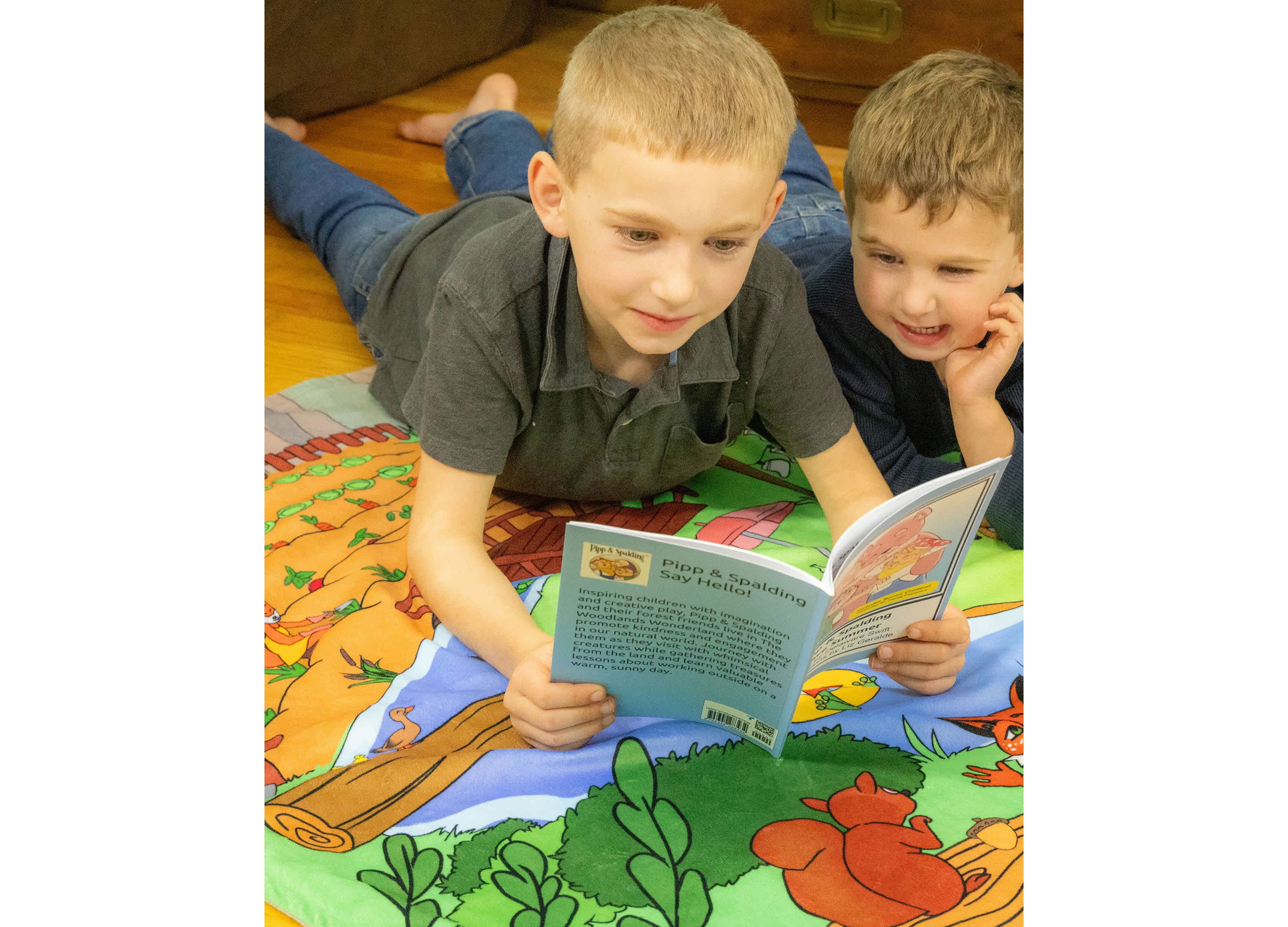 Springtime in The Woodlands Wonderland Seek-and-Find Blanket and Story Book Bundle