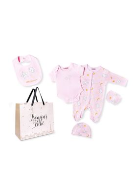 Bonjour Bebe Baby Girls Little Dreamer 5 Piece Layette Set Belk