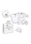 Baby Boys and Girls Sweet Dreams Bear 5 Piece Layette Gift Set in Mesh Bag