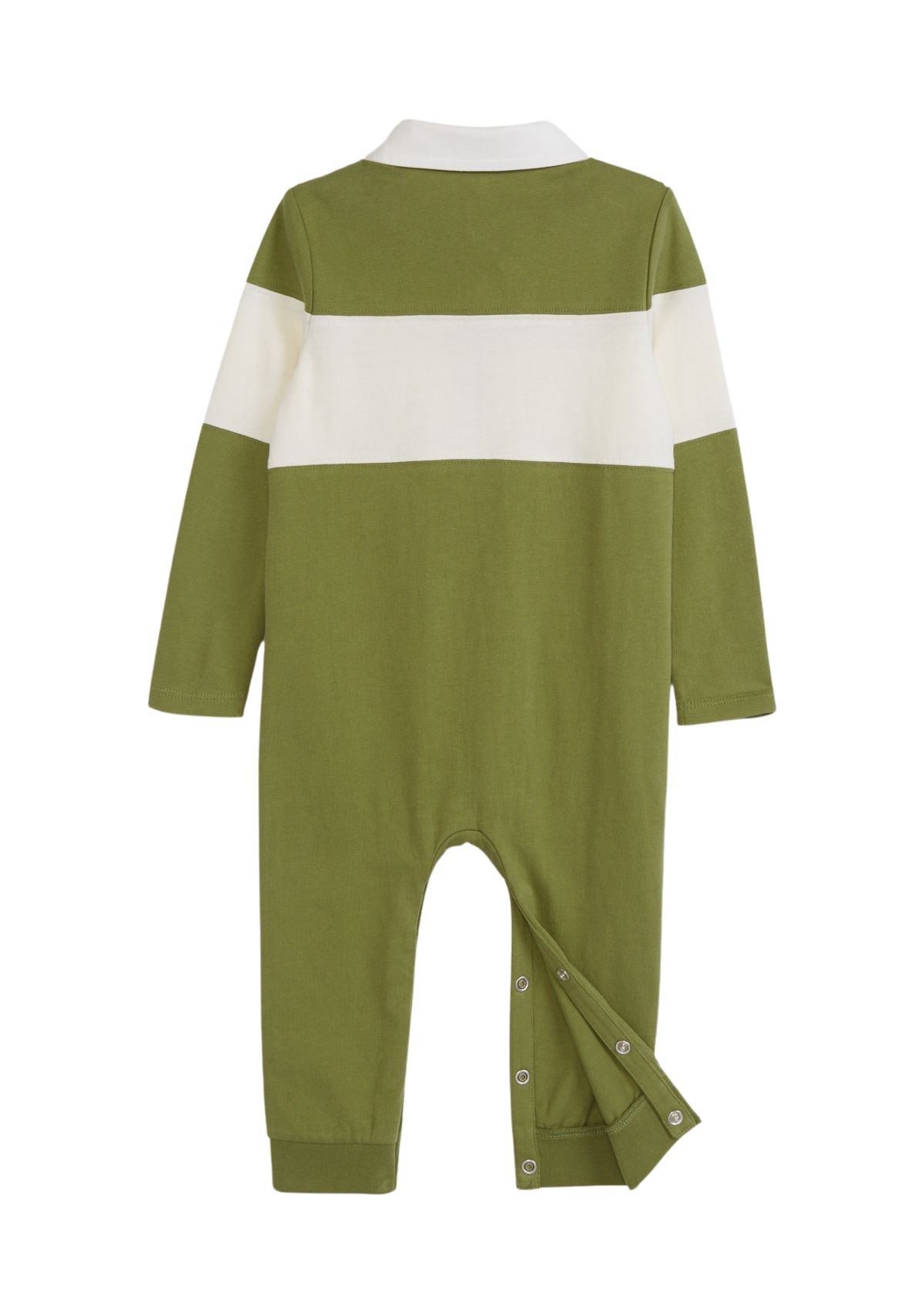 Baby Boys Knit Rugby Romper 