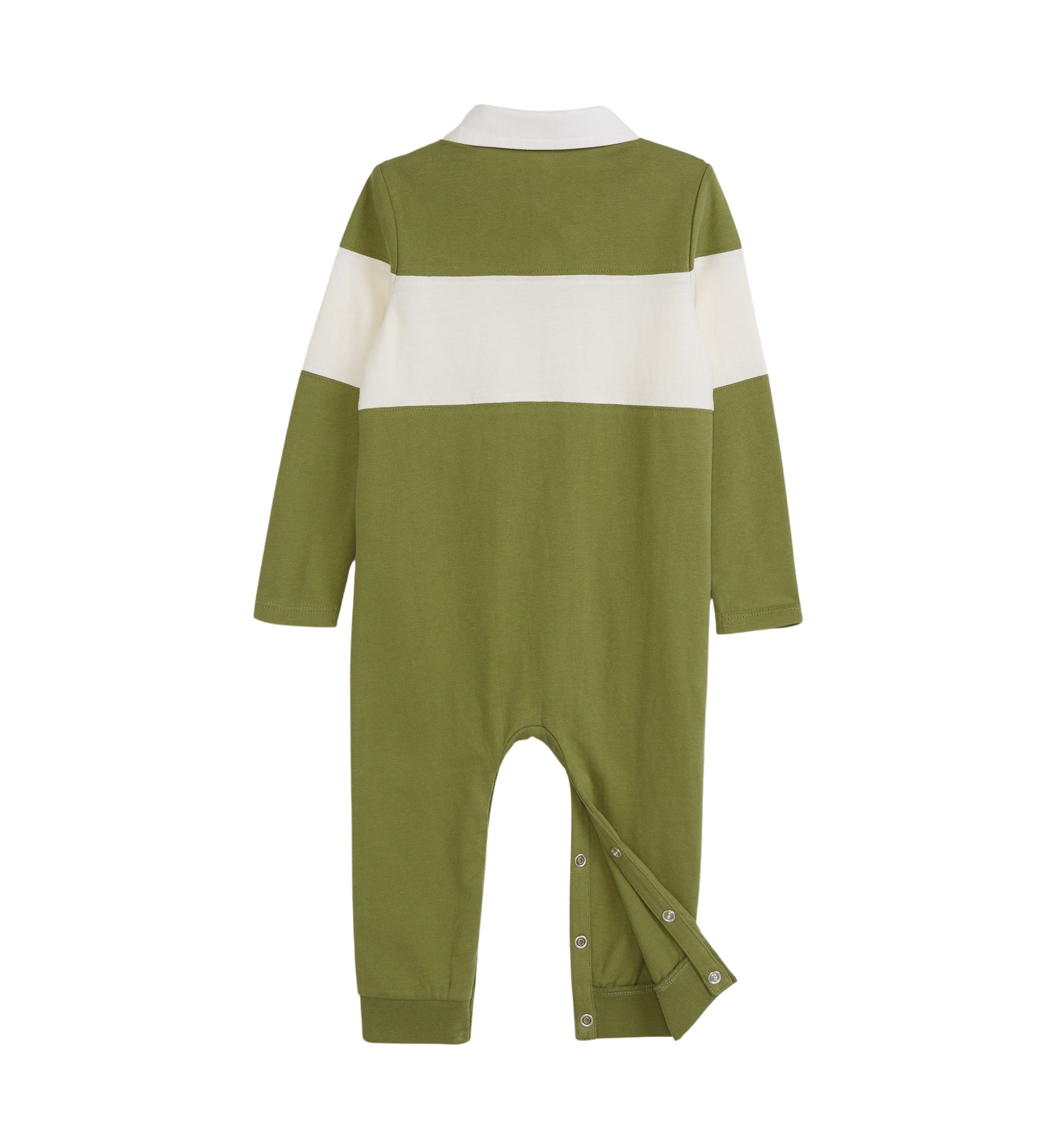 Baby Boys Knit Rugby Romper 