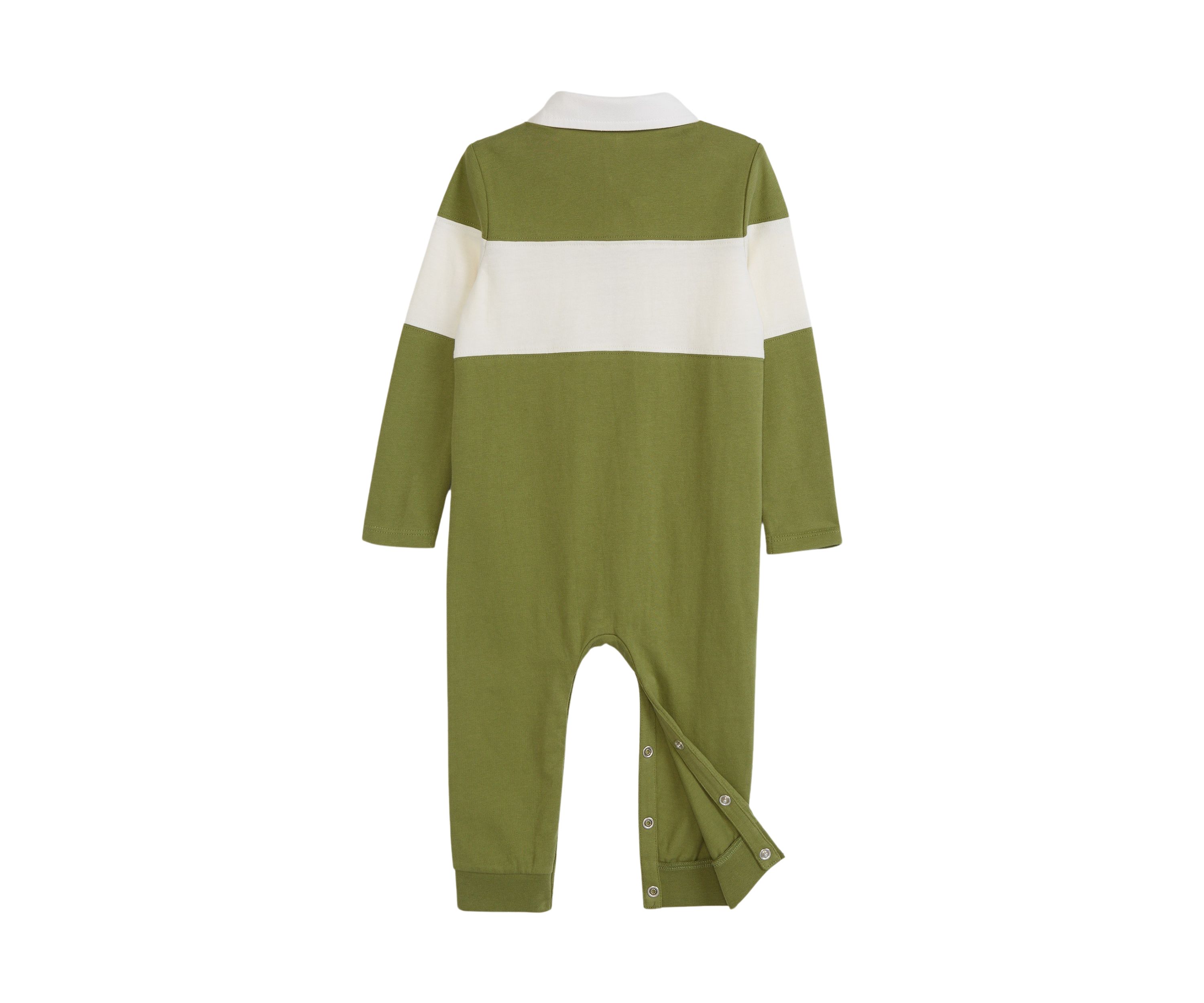 Baby Boys Knit Rugby Romper 