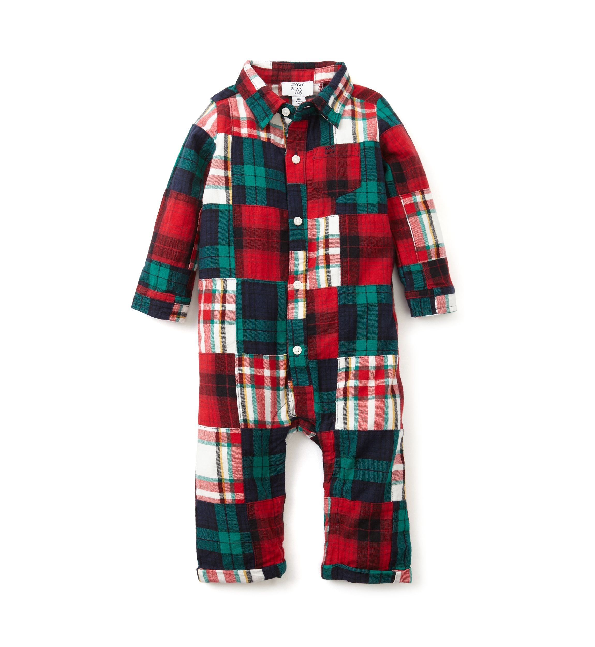 Baby Boys Mixed Woven Printed Pajama Set  