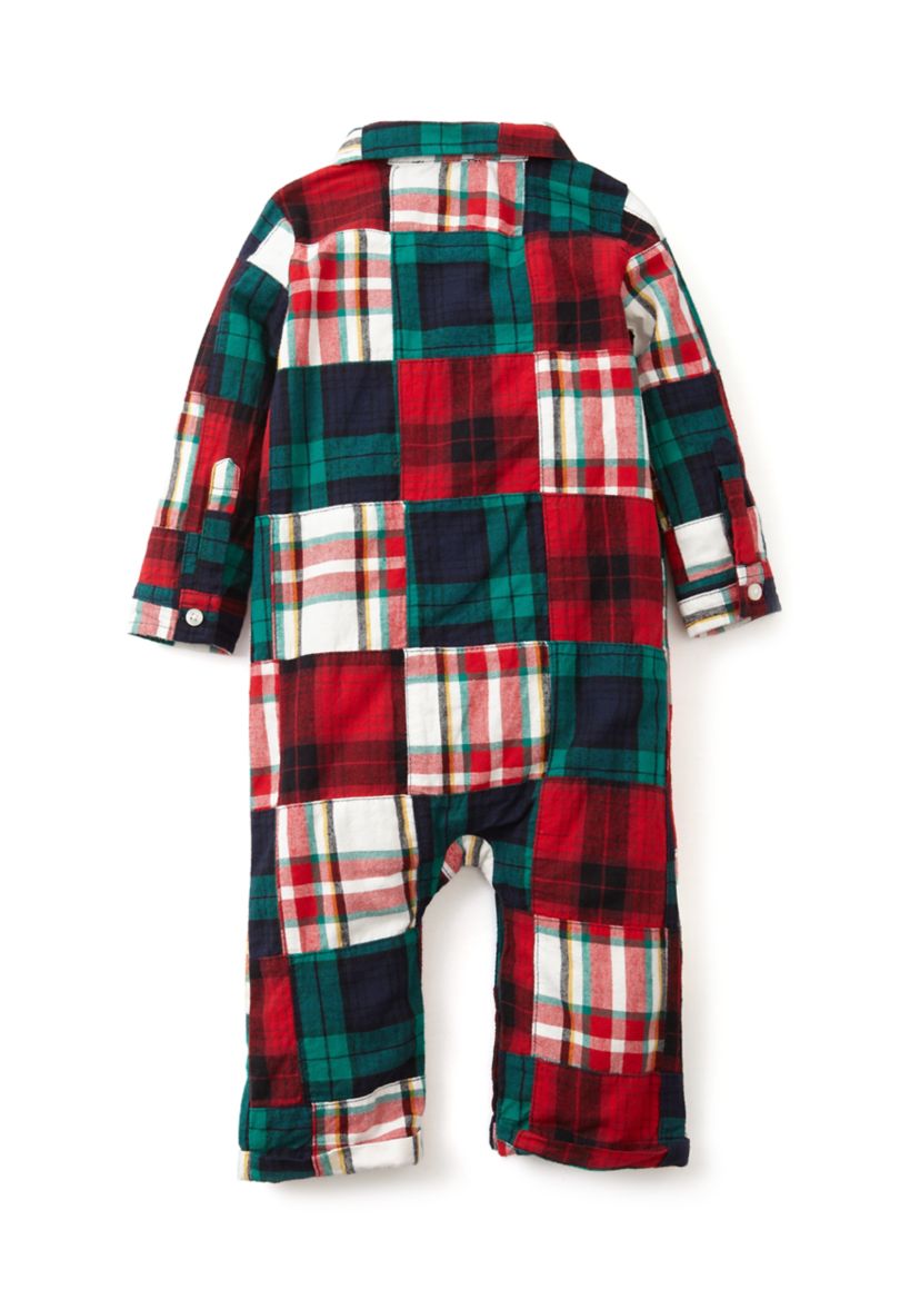 Baby Boys Mixed Woven Printed Pajama Set  