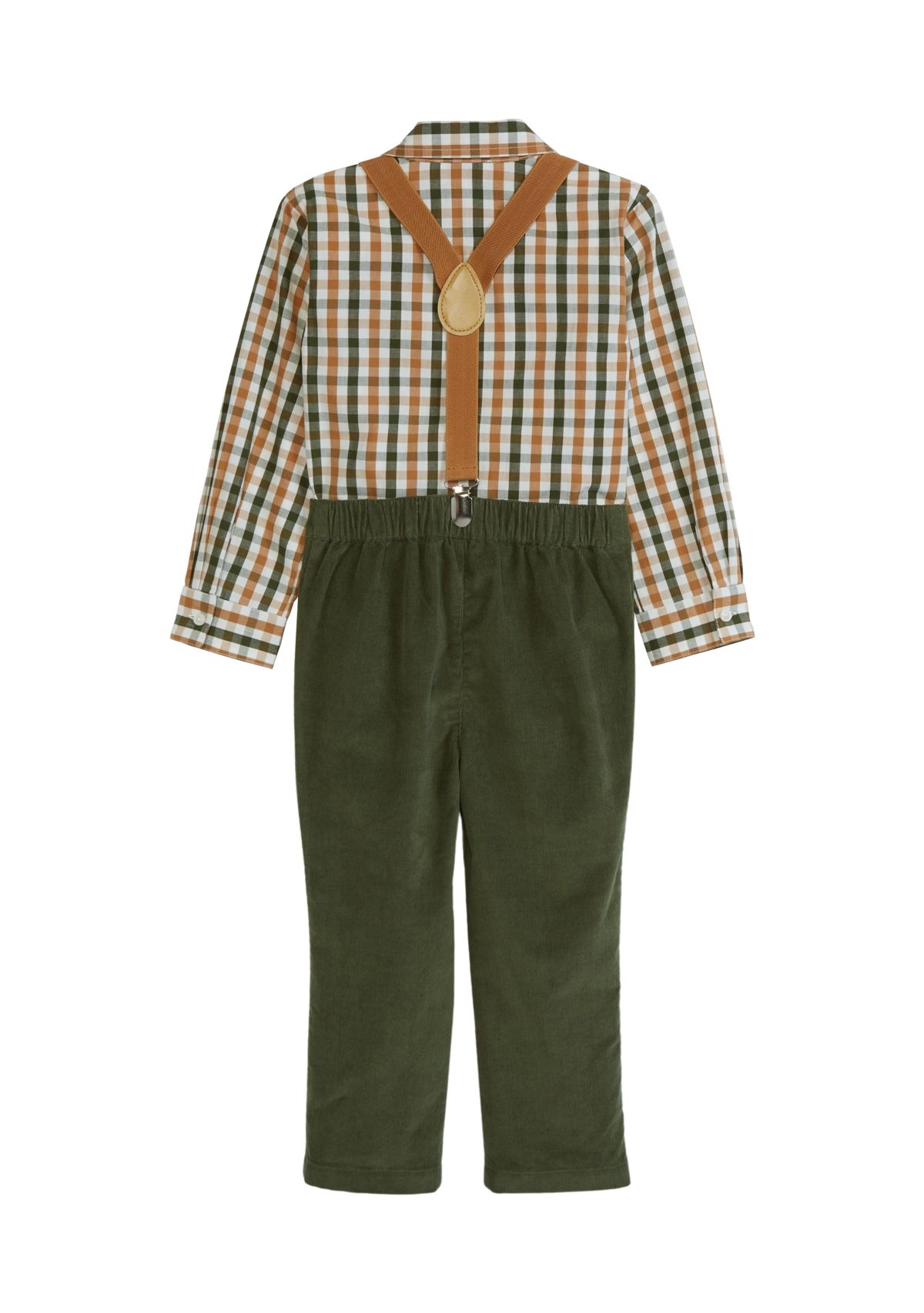 Baby Boys Woven Suspender Set