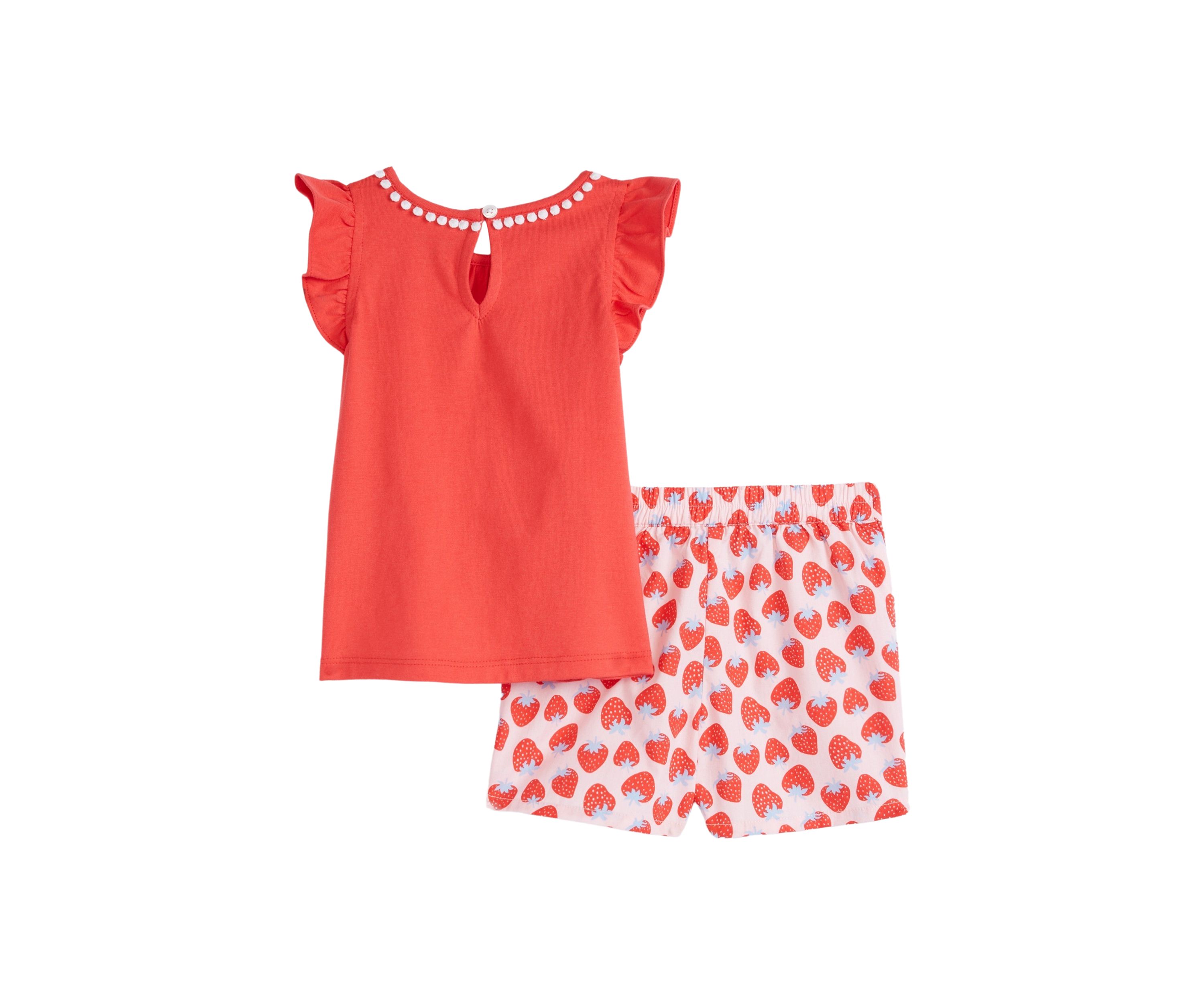 Baby Girls Woven Shirt Set 